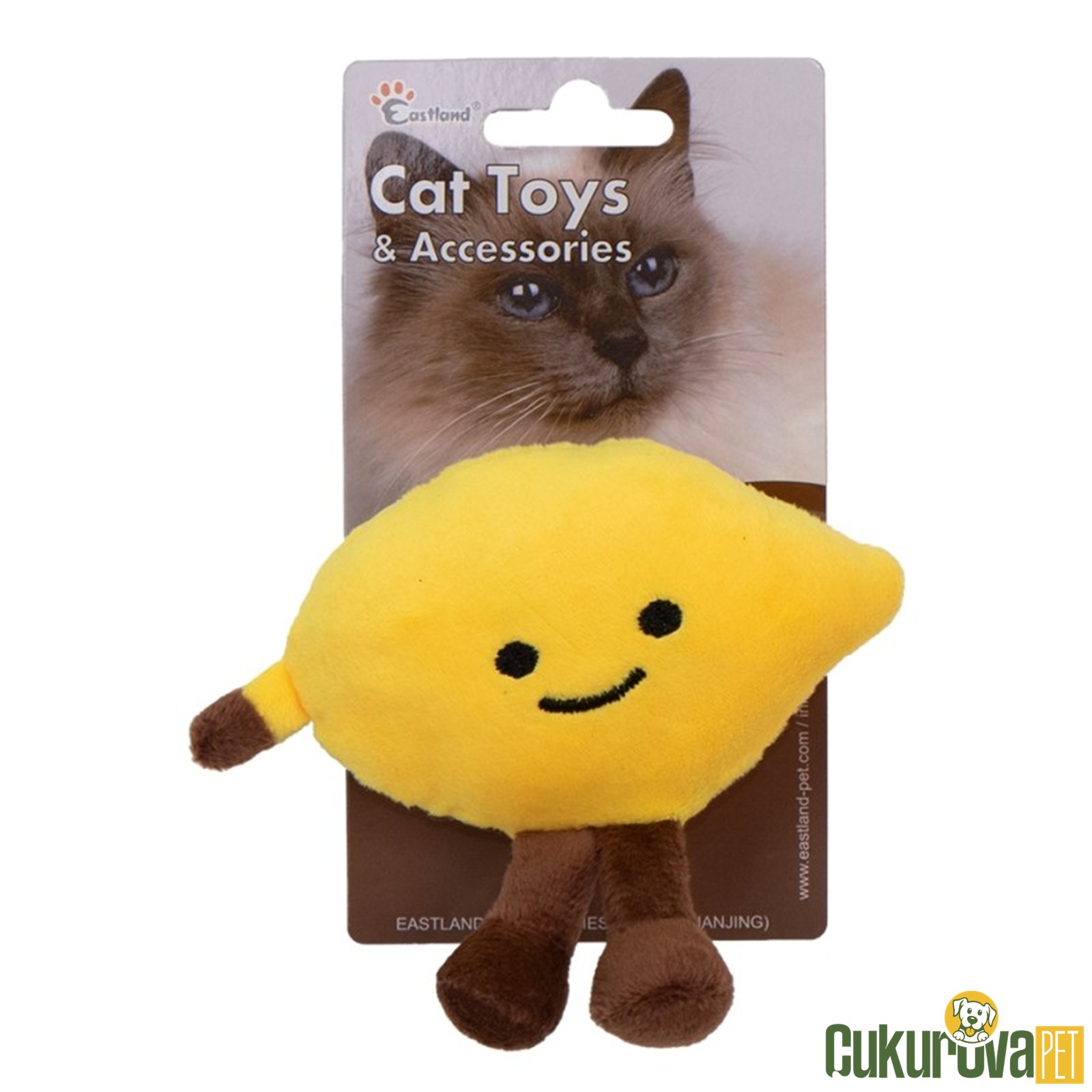 Eastland Kedi̇ Oyuncağı Catnipli Hışırtılı Peluş Li̇mon 12.5 Cm
