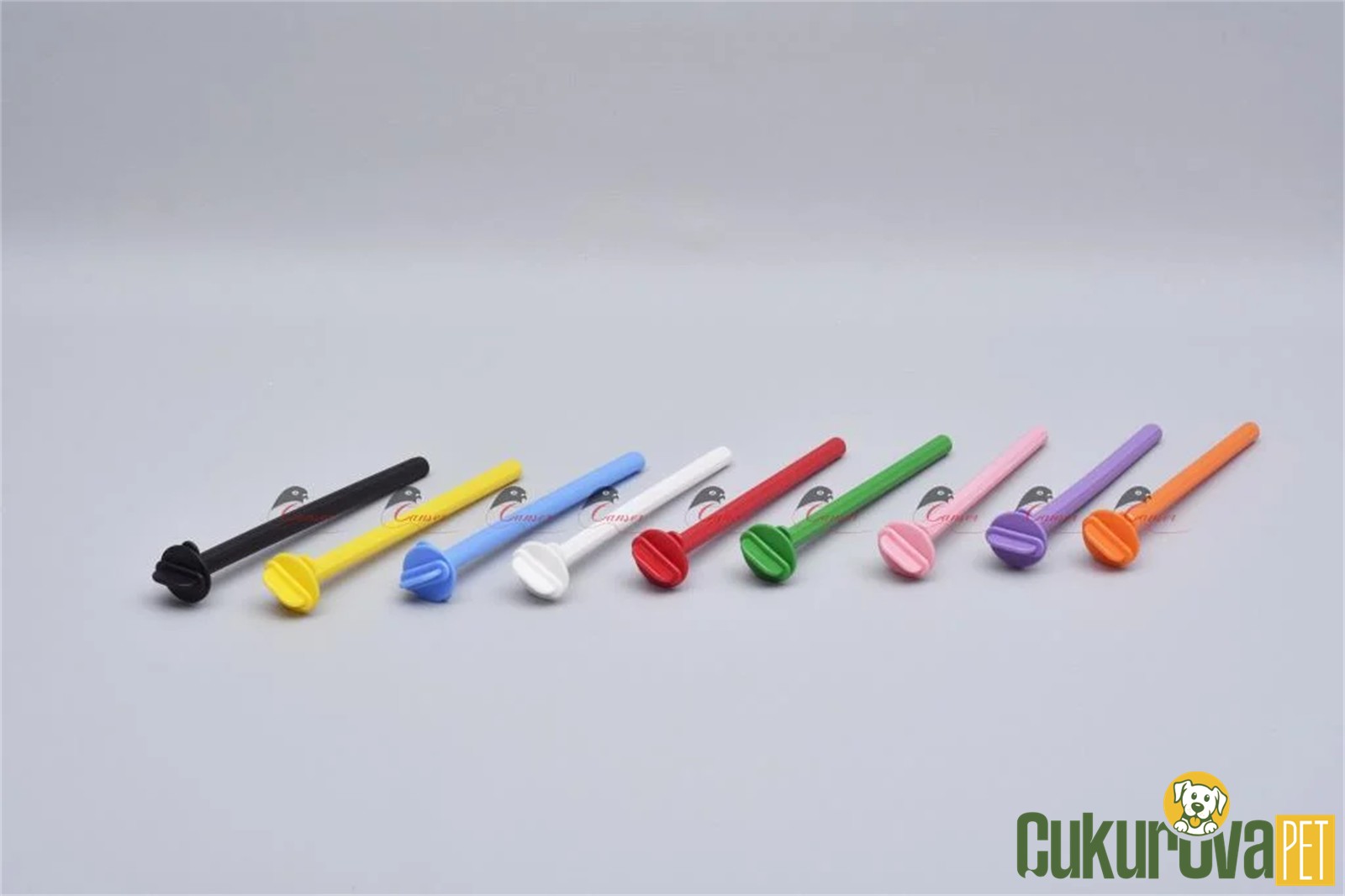 Canser Plastik Kuş Tüneği - Karışık Renkli