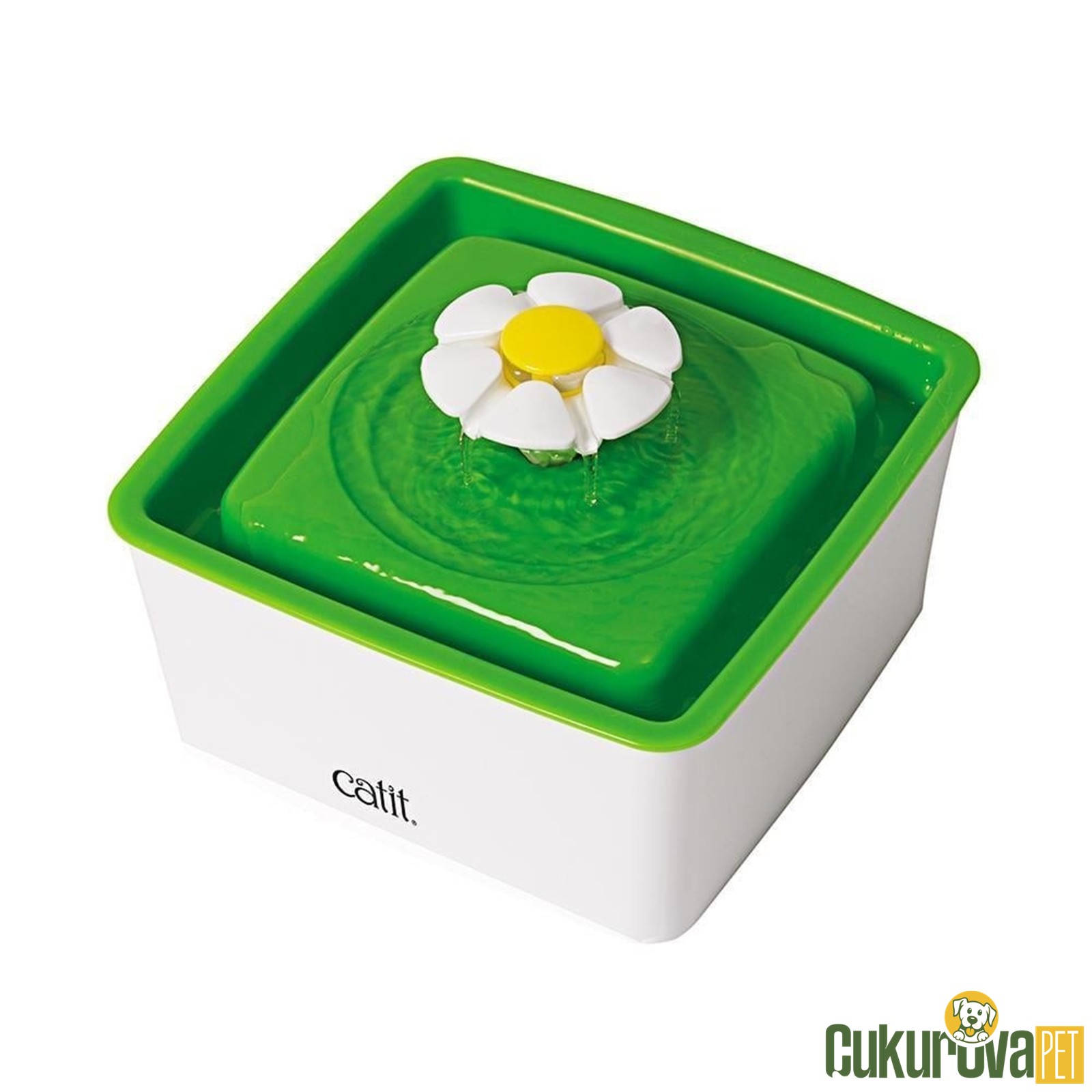 Catit Mini Flower Fountain Çi̇çekli̇ Otomati̇k Kedi̇ Suluğu 1.5 L