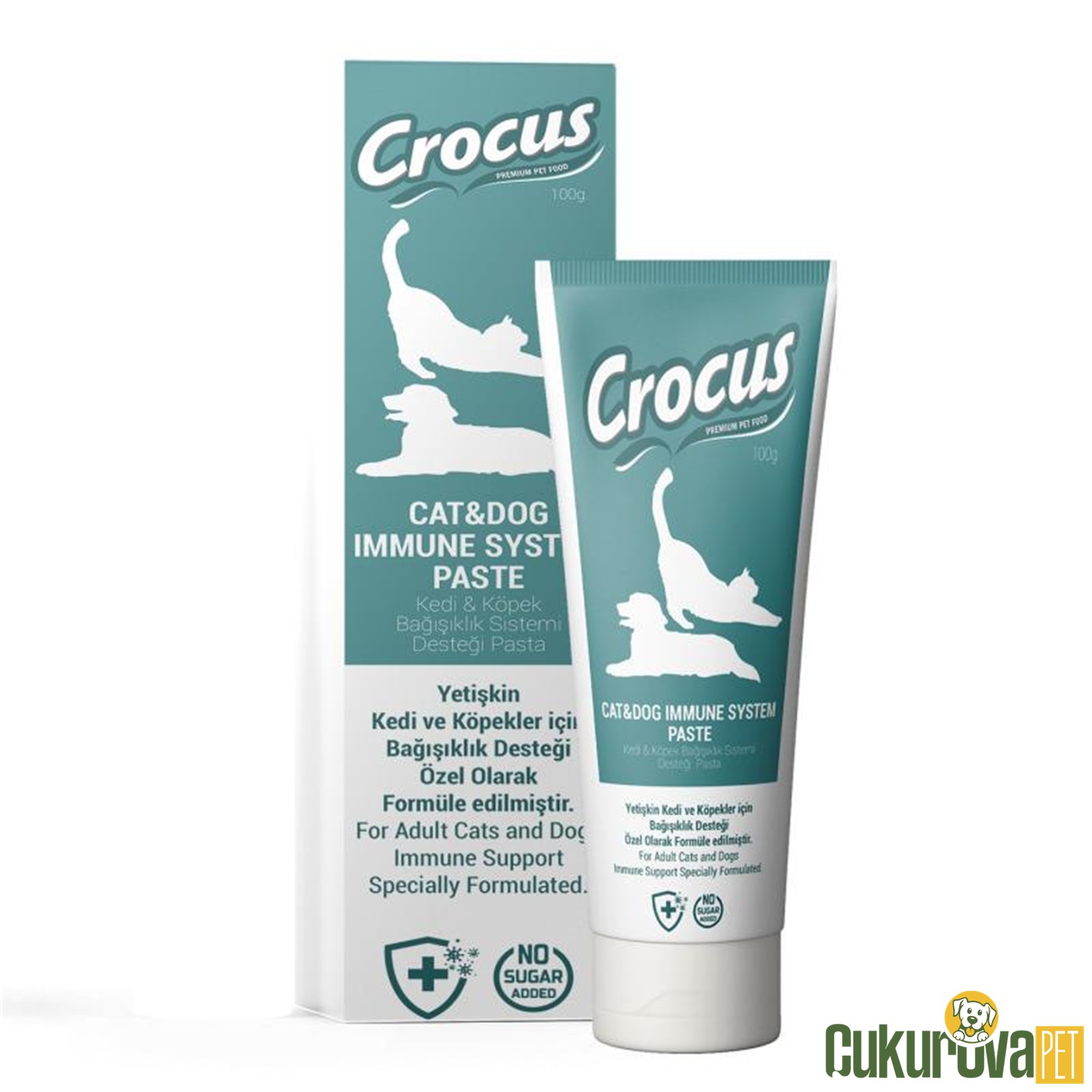 Crocus Immune System Bağışıklık Destekleyici Kedi Ve Köpek Macunu 100 Gr
