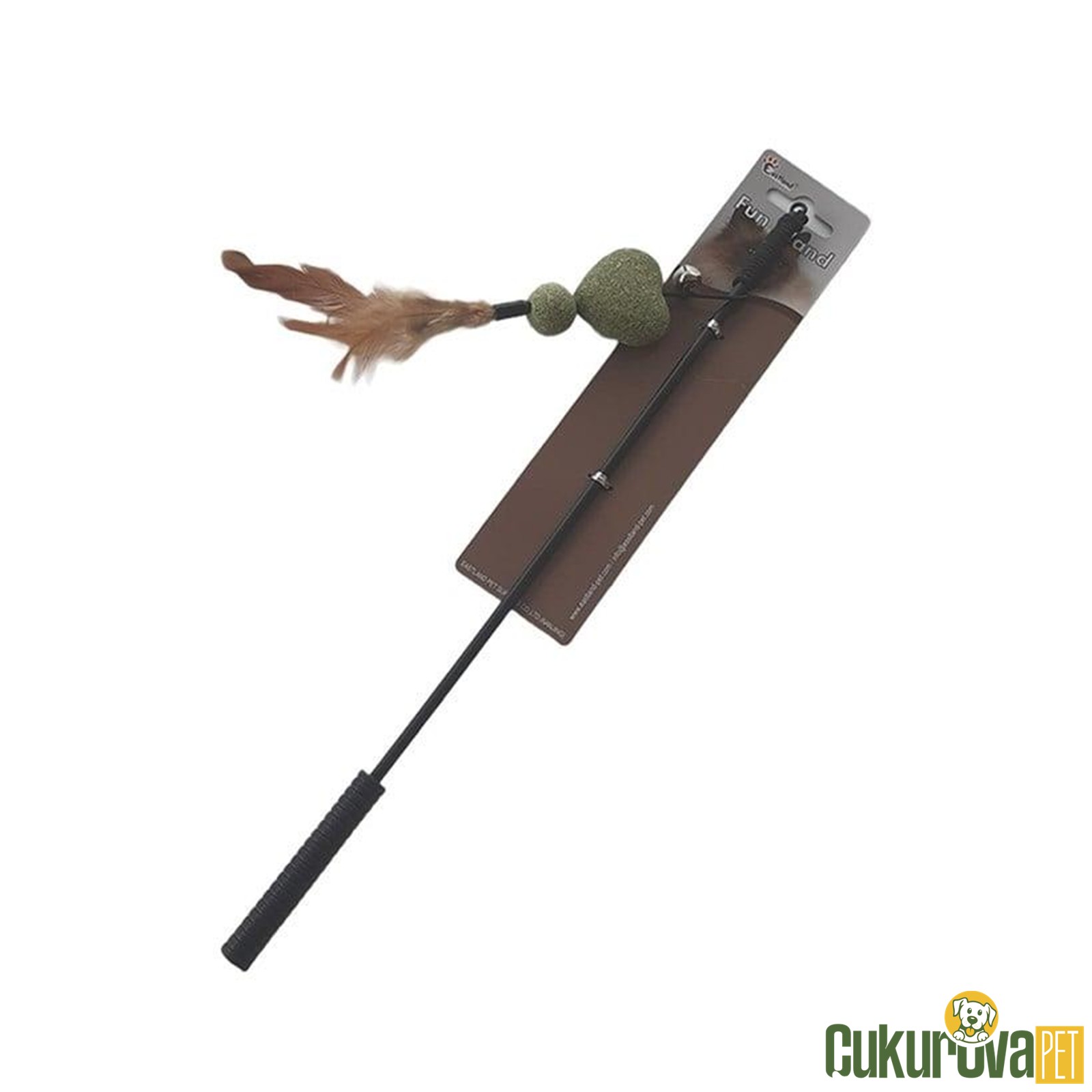 Eastland Catnipli Kalp Kedi Oltası Tüylü Oyuncağı 50 Cm