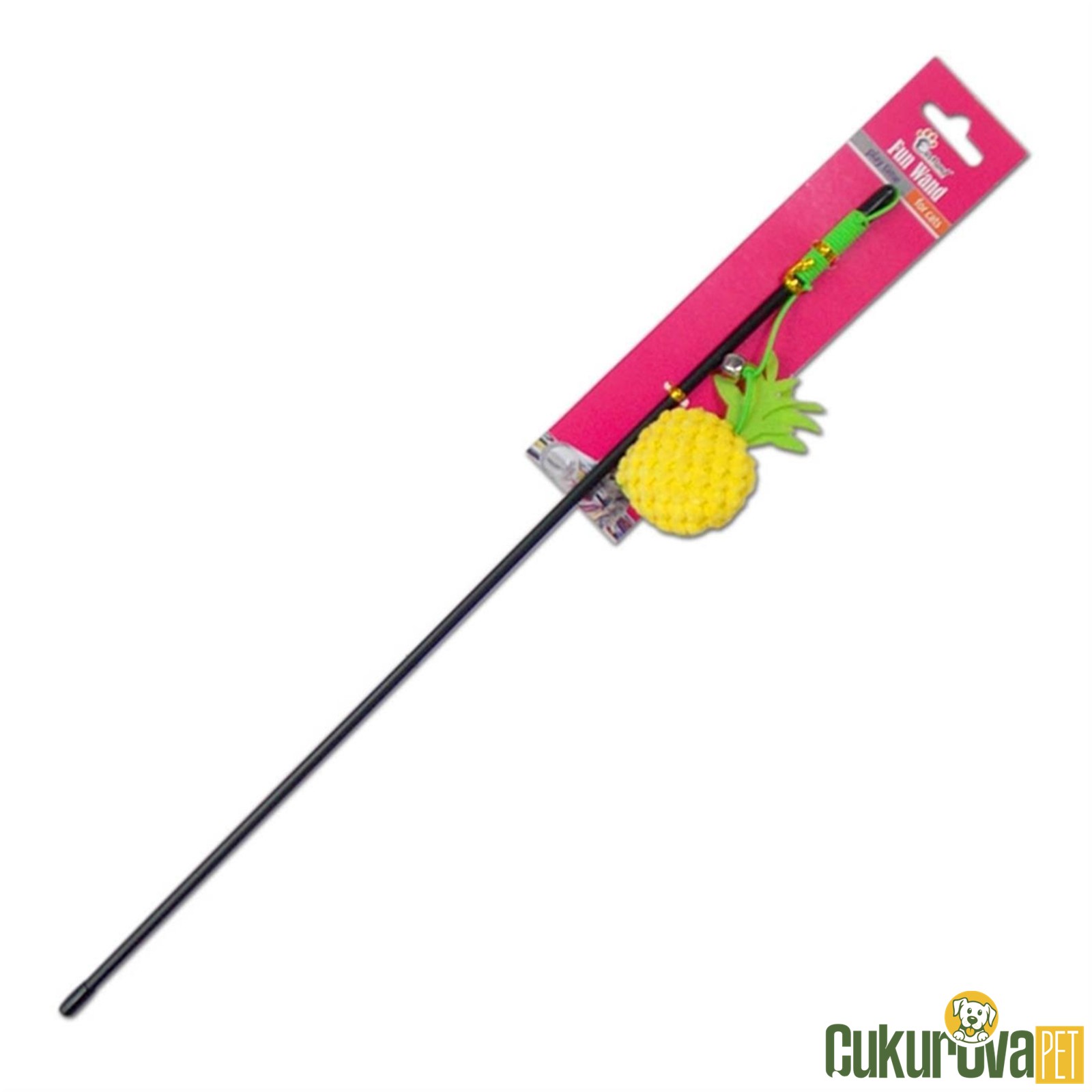 Eastland Ananas Şeklinde Kedi Otlu Kedi Olta Oyuncağı 44 Cm