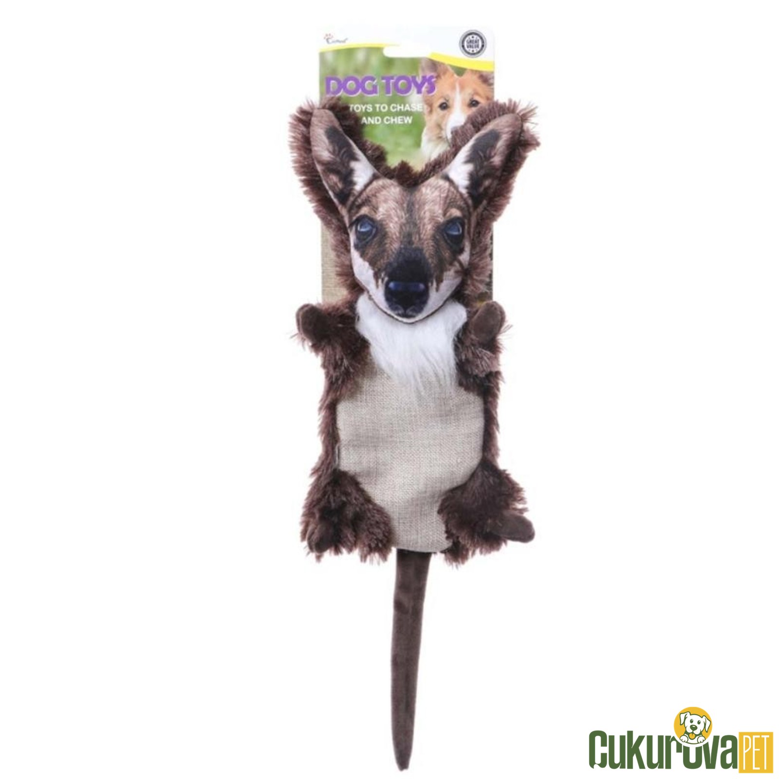 Eastland Köpek Oyuncağı Öten Kanguru Peluş 32 Cm