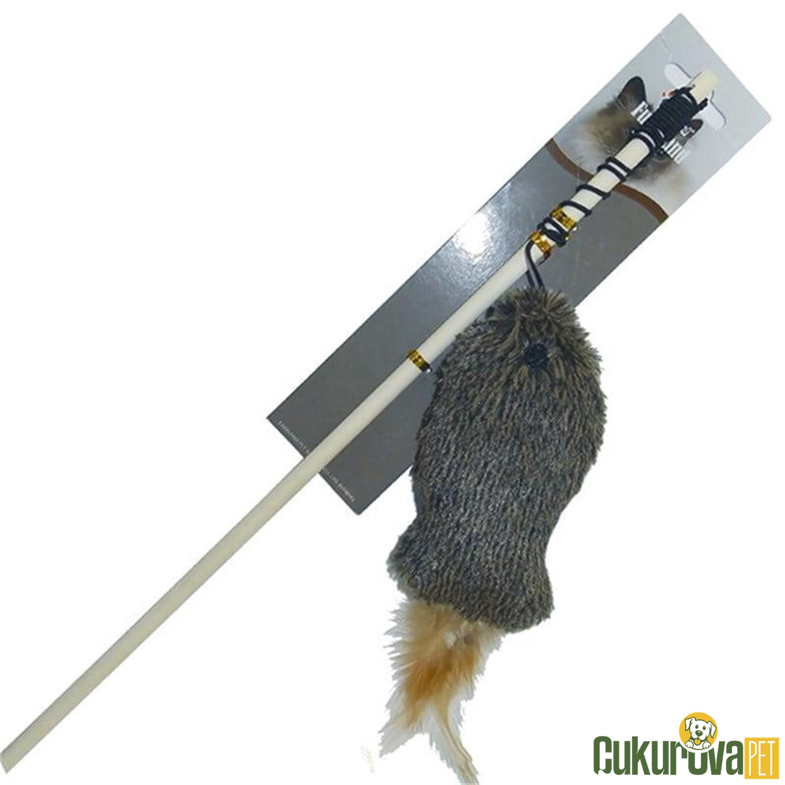 Eastland Catnipli Tüylü Olta Kedi Oyuncağı 40 Cm