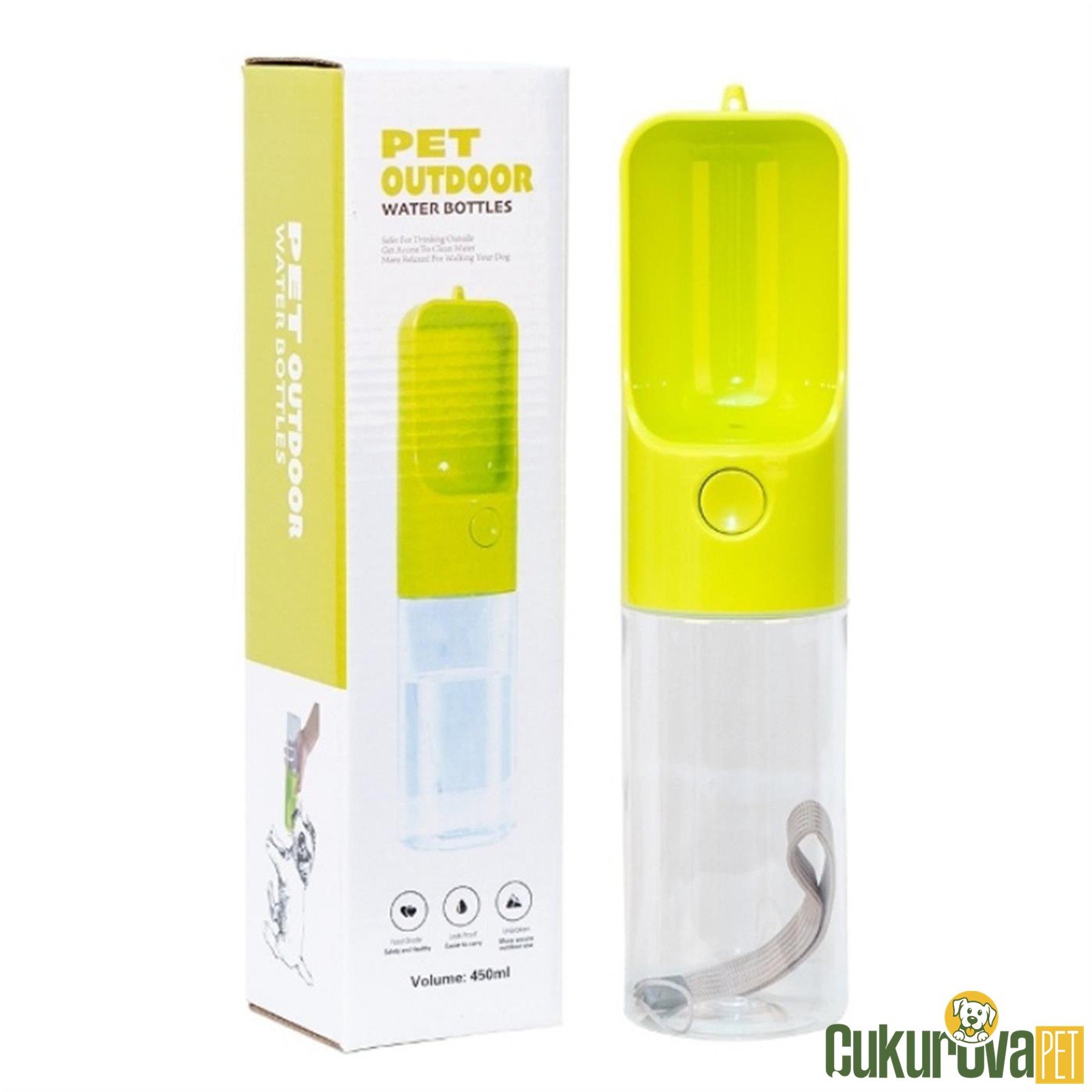 Eastland Köpekler İçin Taşınabilir Seyehat Su Kabı 450 Ml