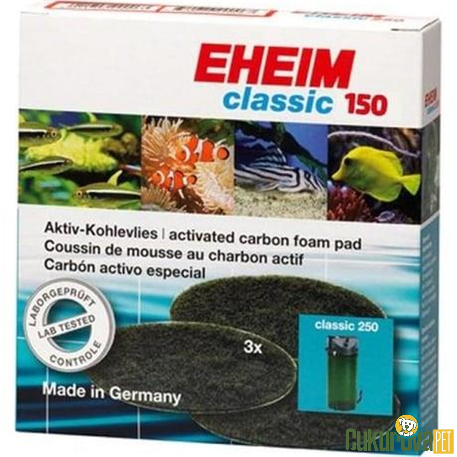Eheim 2211 Classic 150 Karbonlu Yedek Sünger 3 Adet