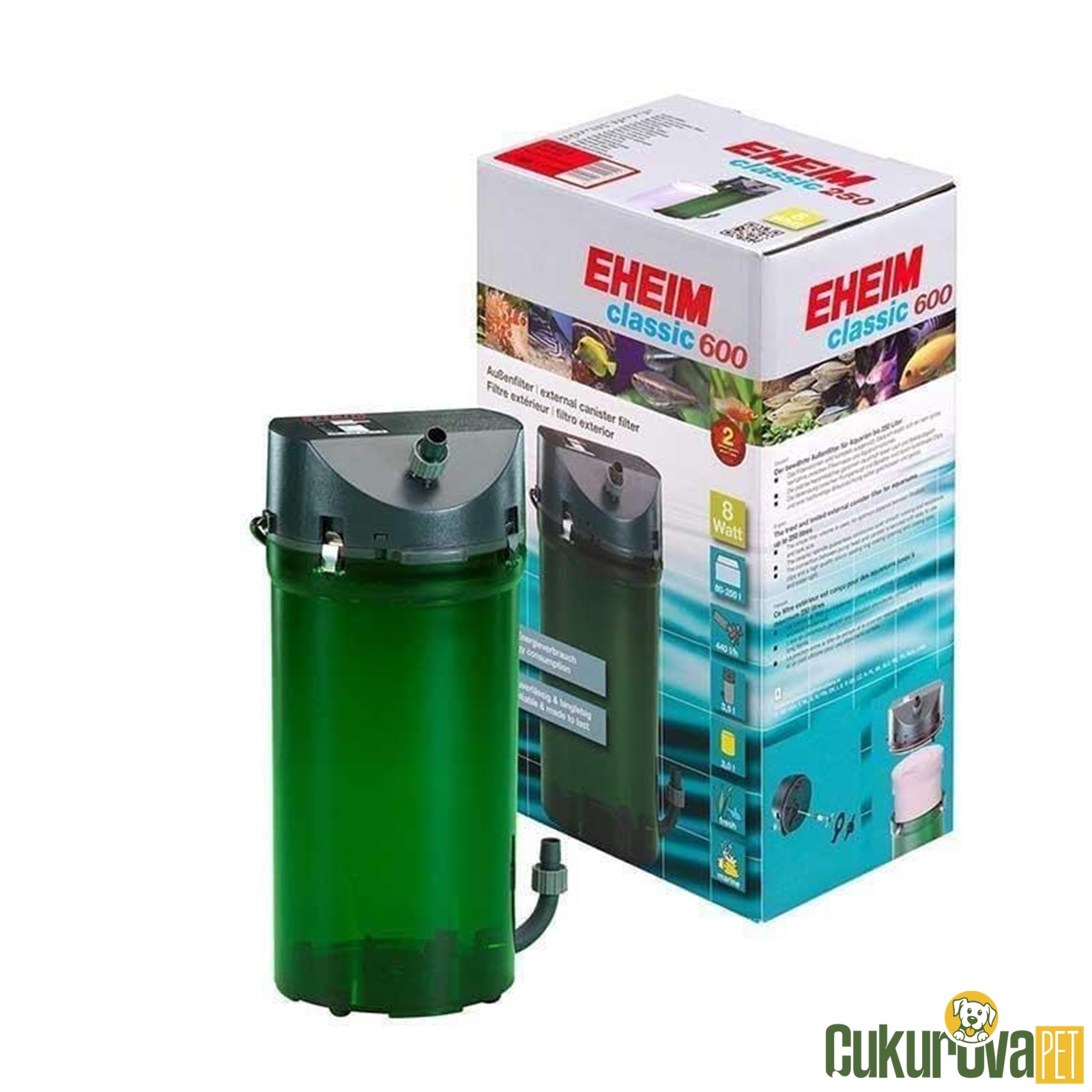Eheim 2217 - 01 Classic 600 Dış Fi̇ltre 1000 L / H