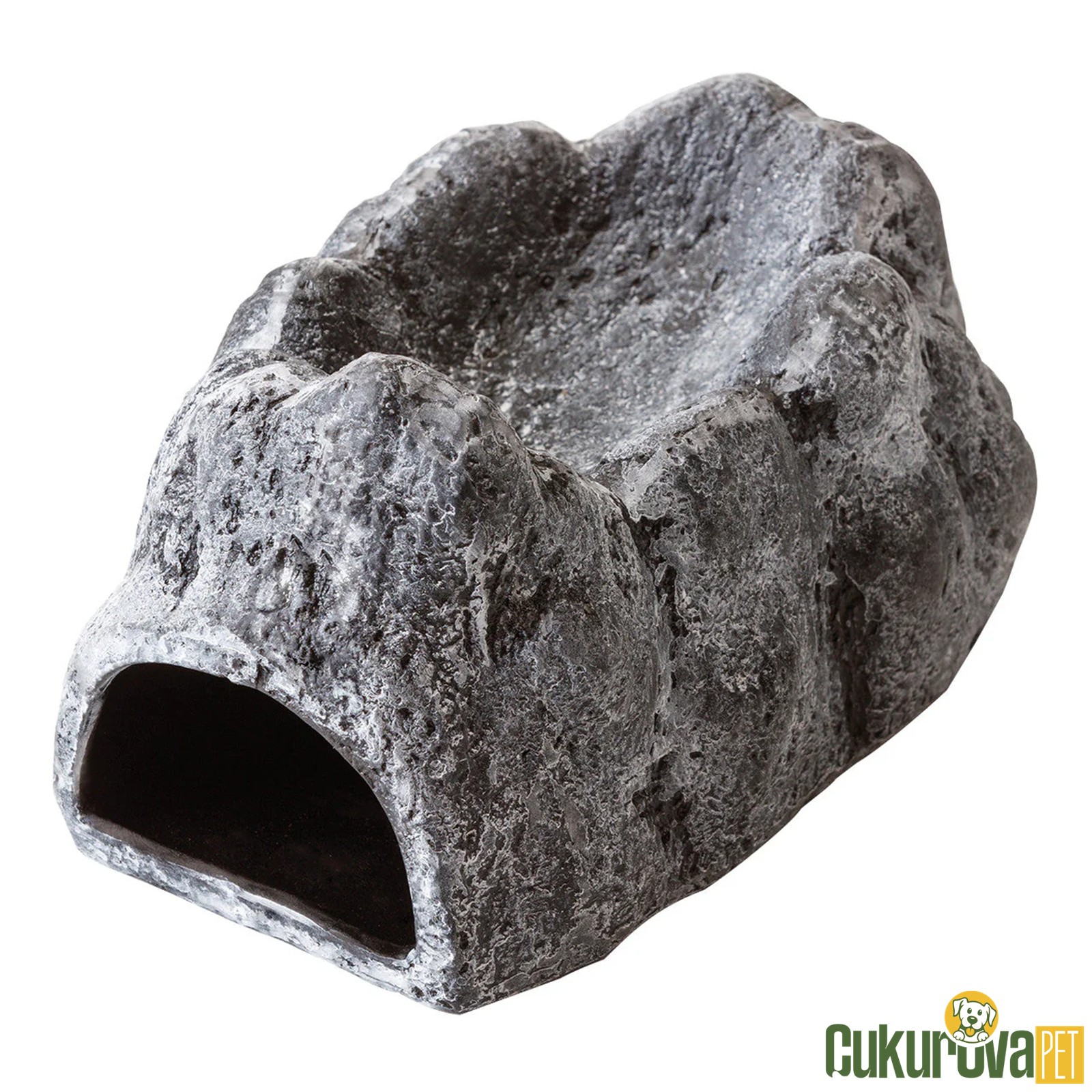 Exo Terra Ex Wet Rock Serami̇k Sürüngen Mağarası M - 11 x 9 x 16.5 Cm