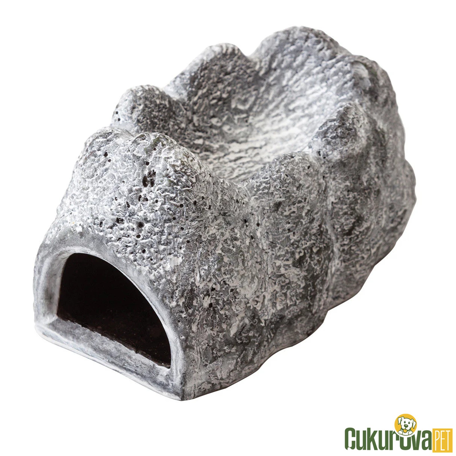 Exo Terra Ex Wet Rock Seramik Sürüngen Mağarası S - 16 x 6.5 x 11.5 Cm