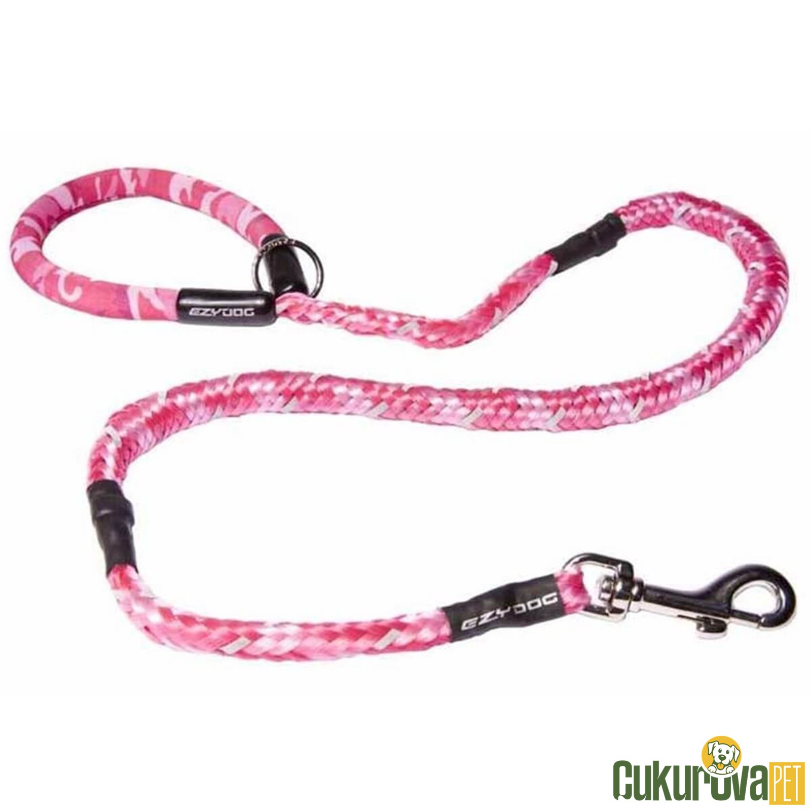 Ezydog Köpek Gezdi̇rme Kayışı Leashes Mutley 65 Cm - Pembe Kamo