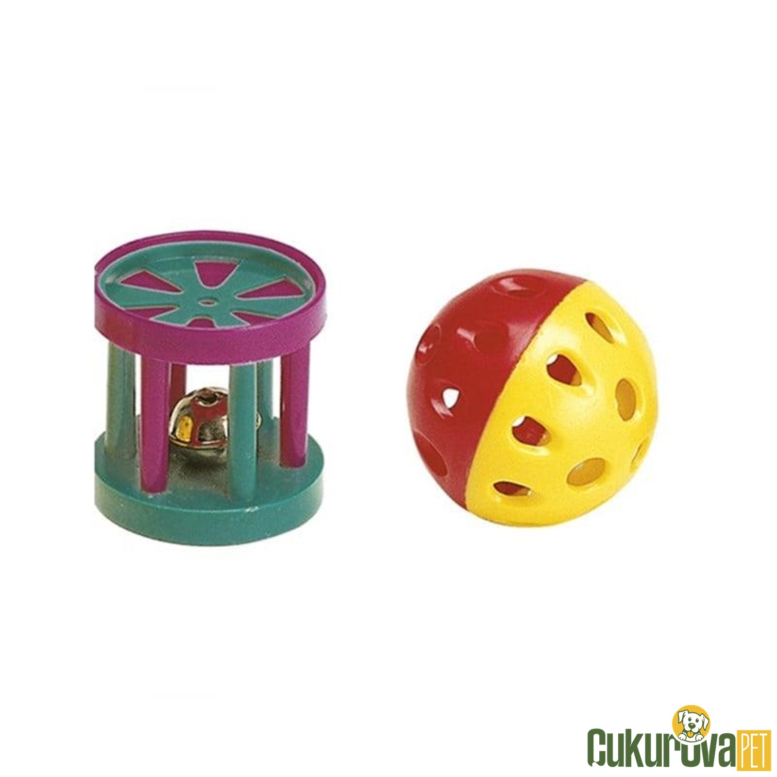 Ferplast Top Ve Si̇li̇ndi̇r Kedi̇ Oyuncağı