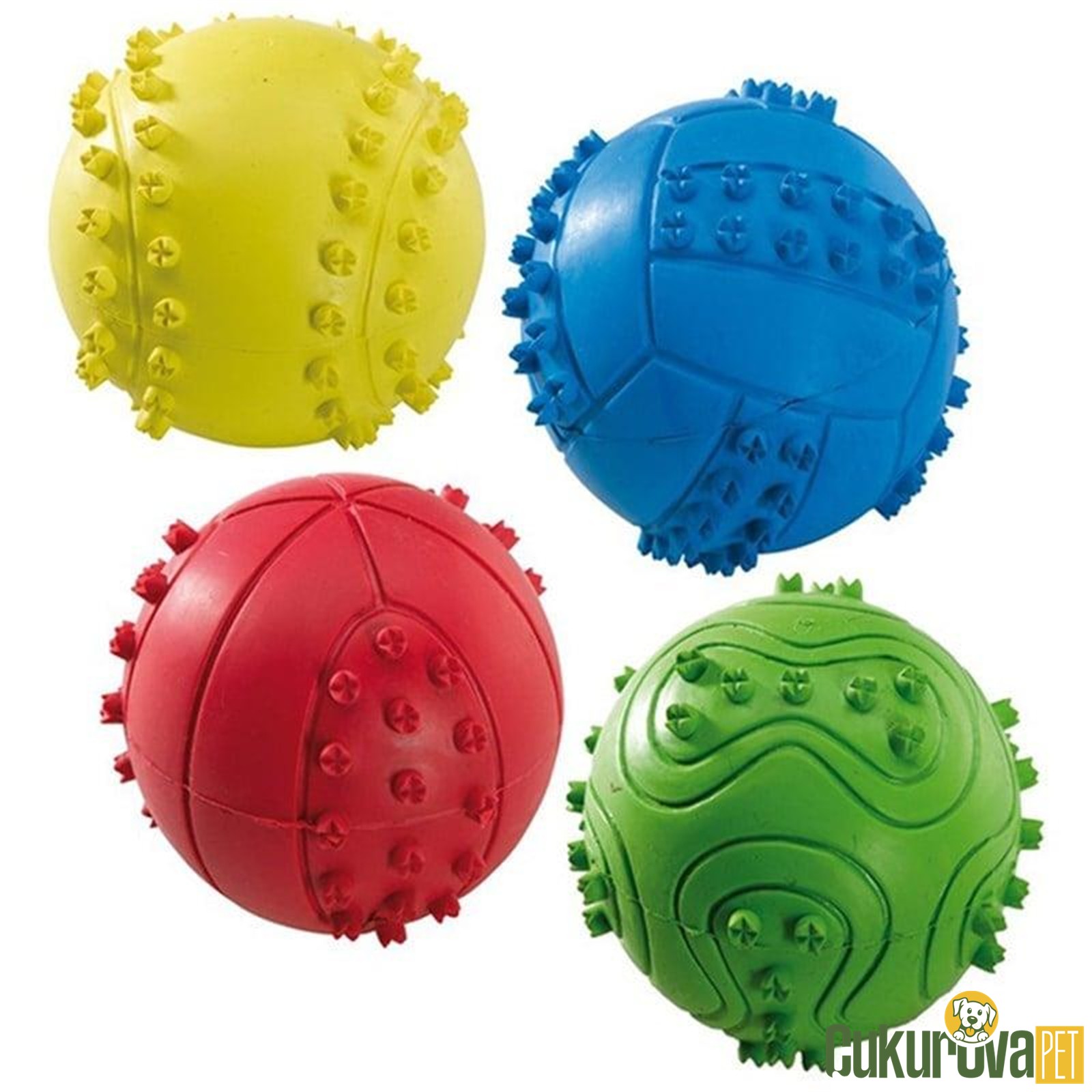 Ferplast Sesli̇ Kauçuk Top Köpek Oyuncağı