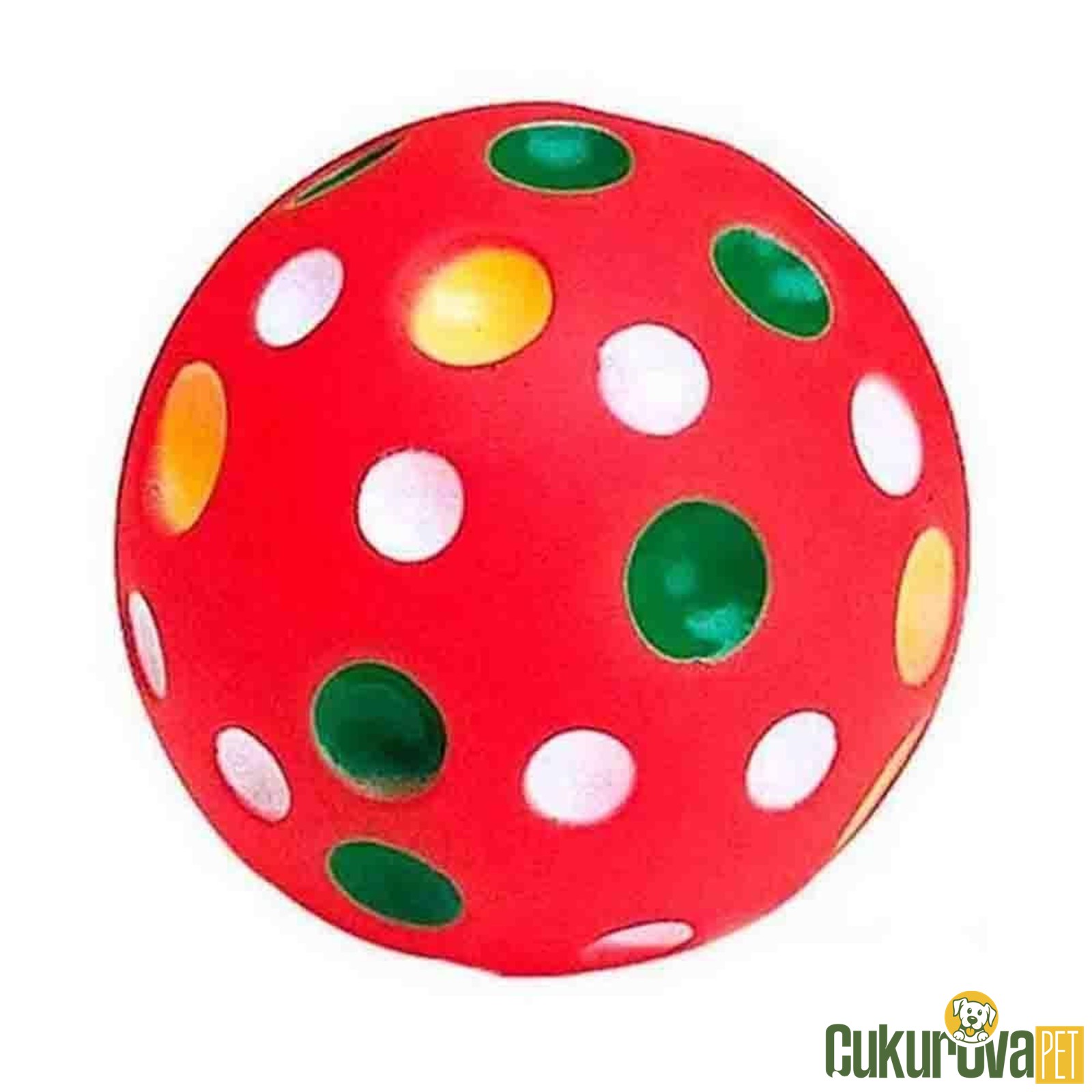 Ferplast Vinil Deli̇kli̇ Top Köpek Oyuncağı M - 8 Cm