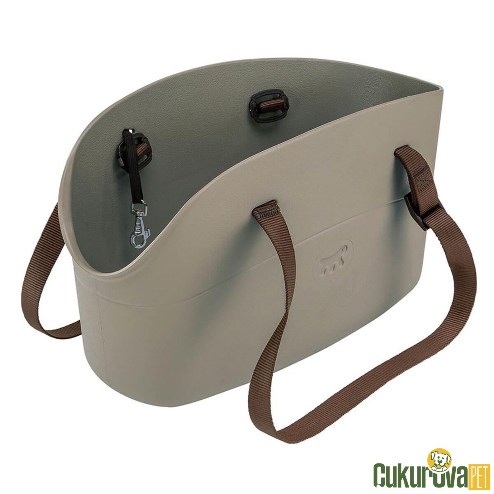 Ferplast With - Me Taşıma Çantası Gri̇ - 43.5 x 21.5 x 27 Cm