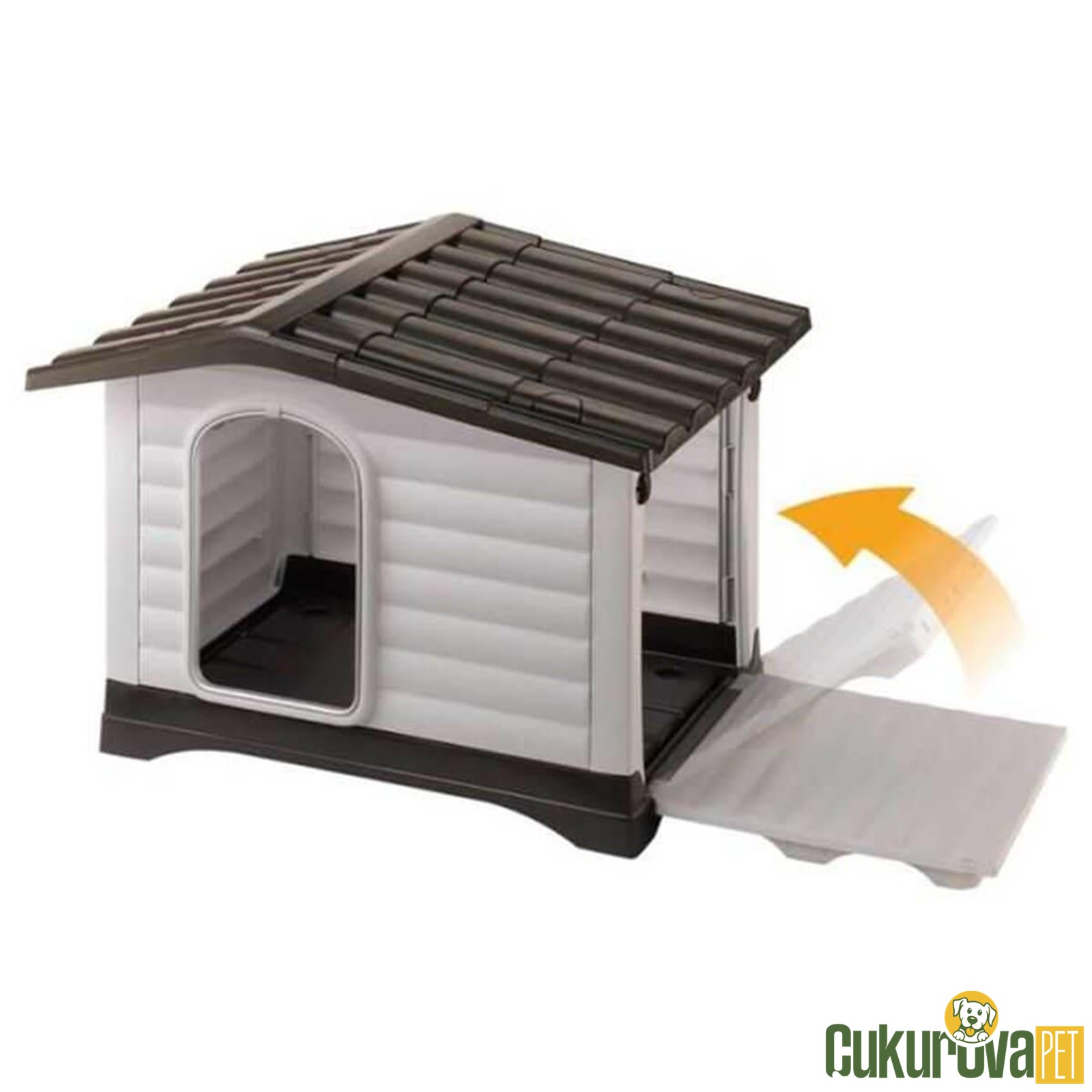 Ferplast Dog Vi̇lla 70 Plastik Köpek Kulübesi̇