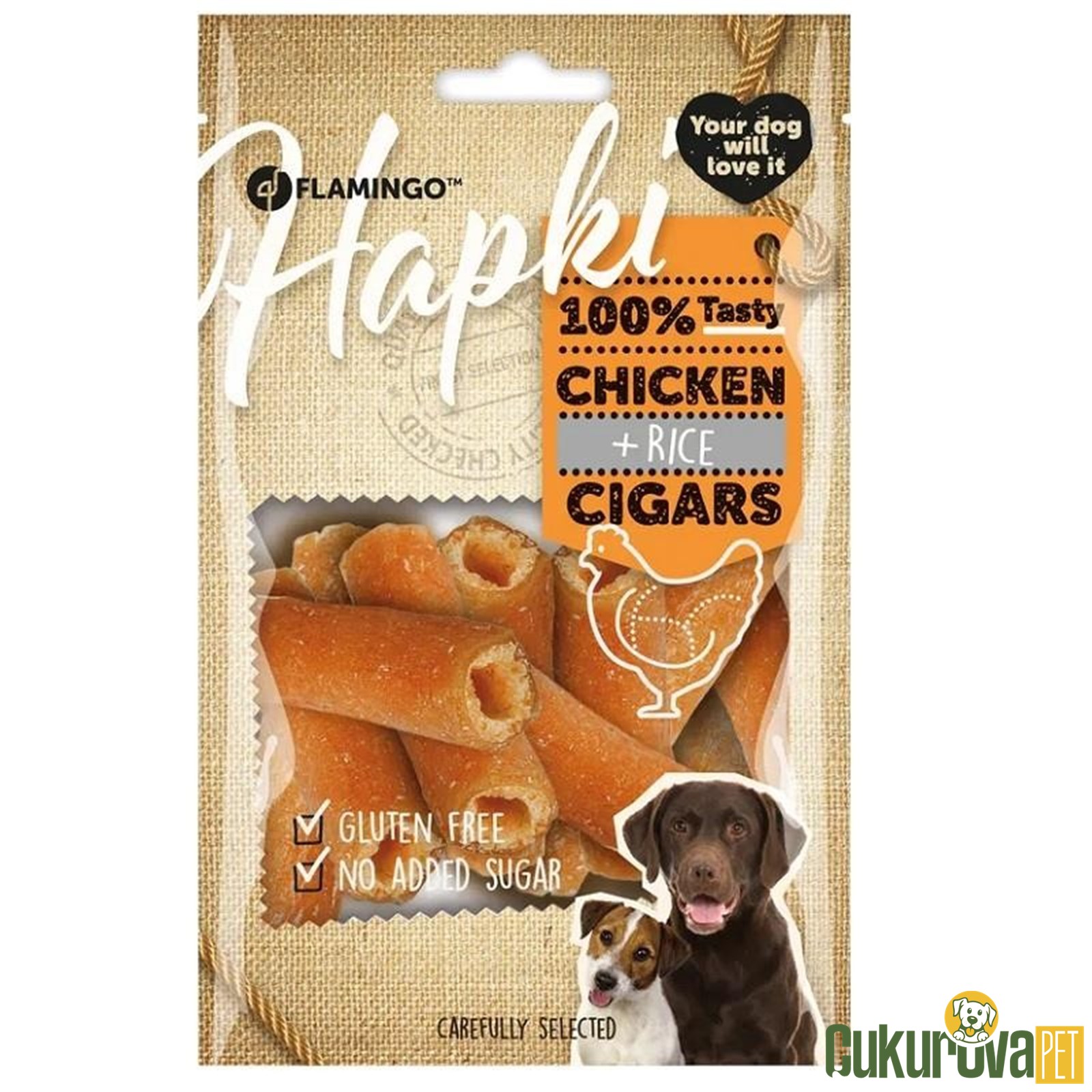 Flamingo Tavuklu Ve Pi̇ri̇nçli̇ Rulo Köpek Ödül Maması 85 Gr