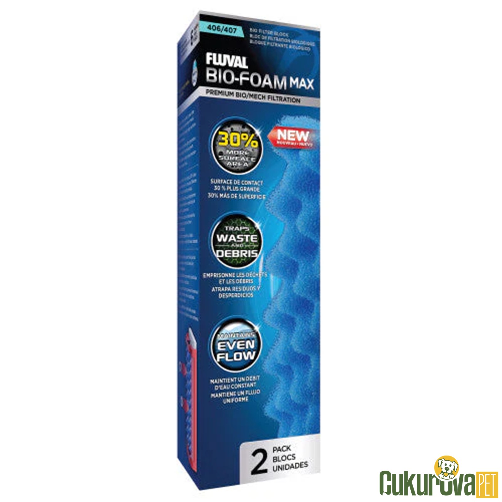 Fluval 405 / 406 / 407 Bio - Foam Max 2 Adet