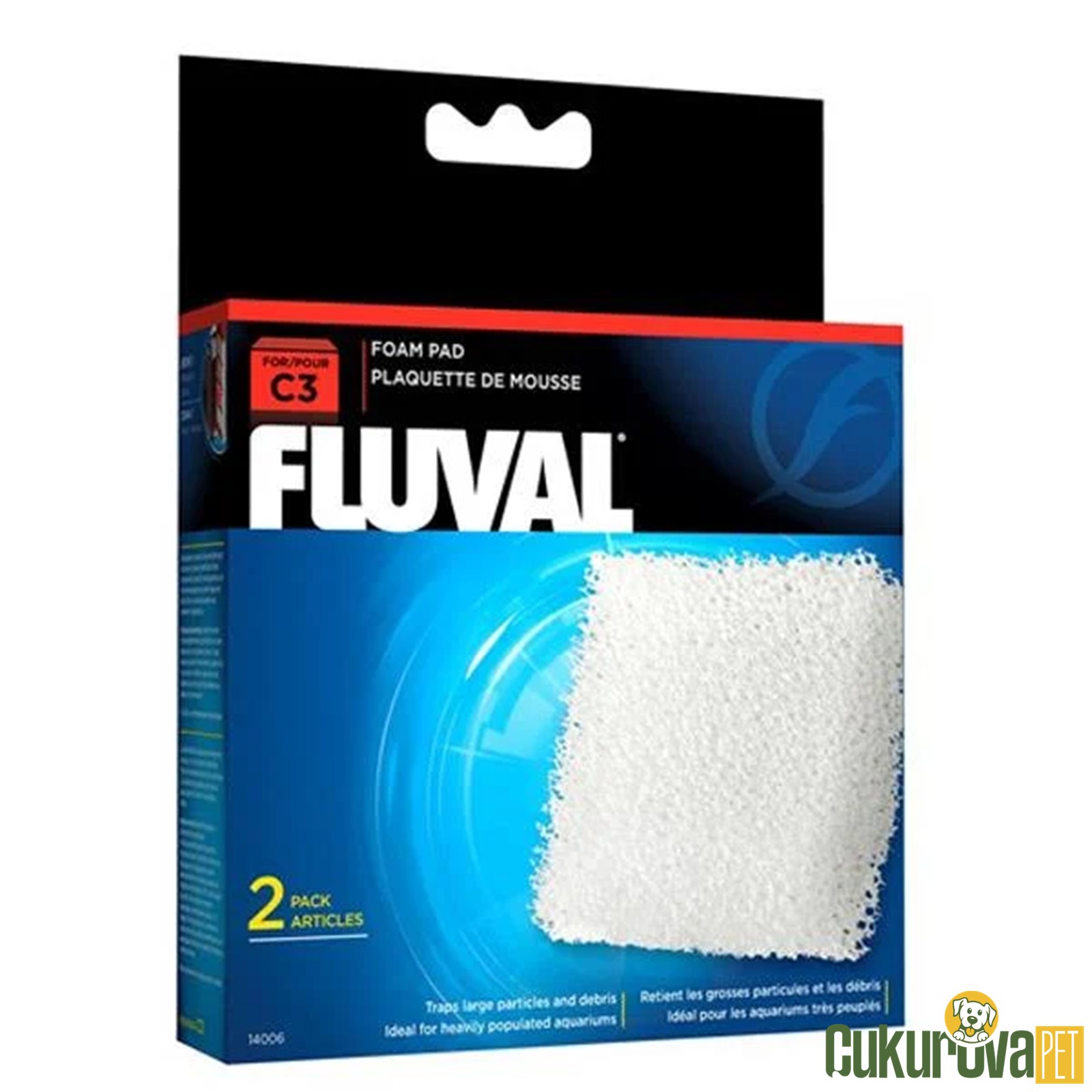 Fluval C3 Fi̇ltre Süngeri̇ 2'li̇