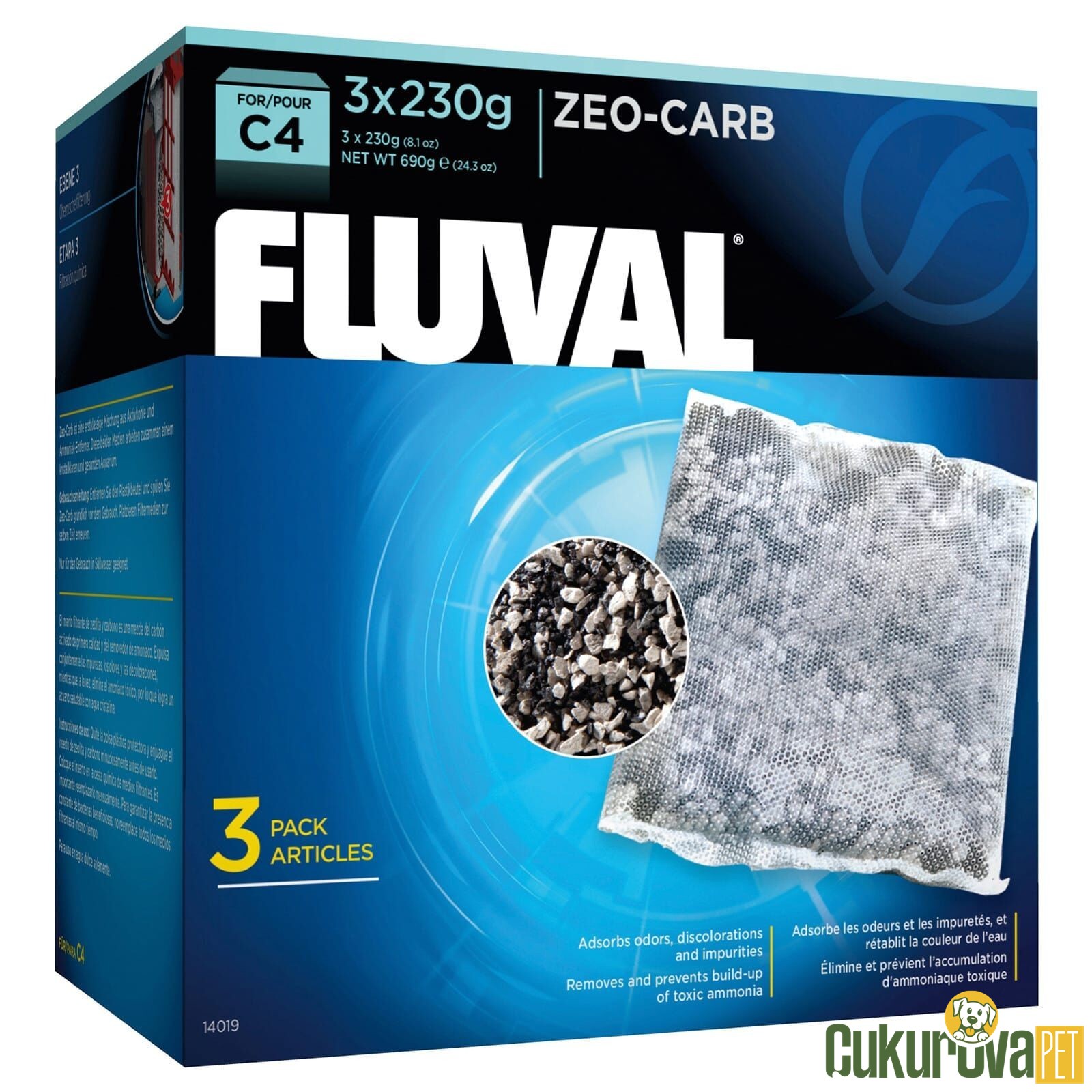 Fluval C4 Zeo Karbon 230 Gr