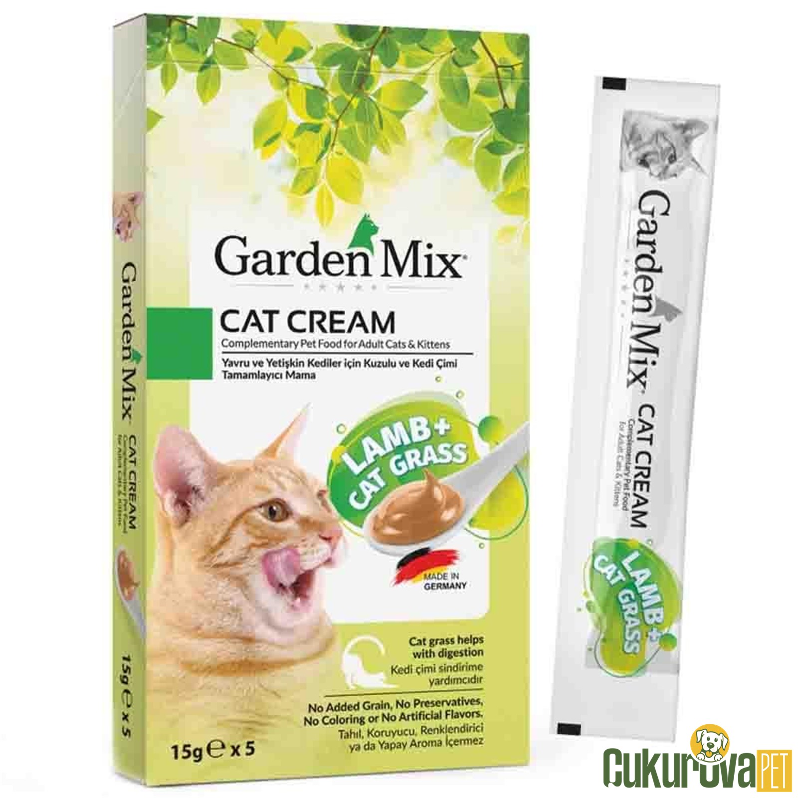 Gardenmix Kedi̇ Çi̇mi̇ Ve Kuzulu Krema Kedi̇ Ödül Maması 15 Gr