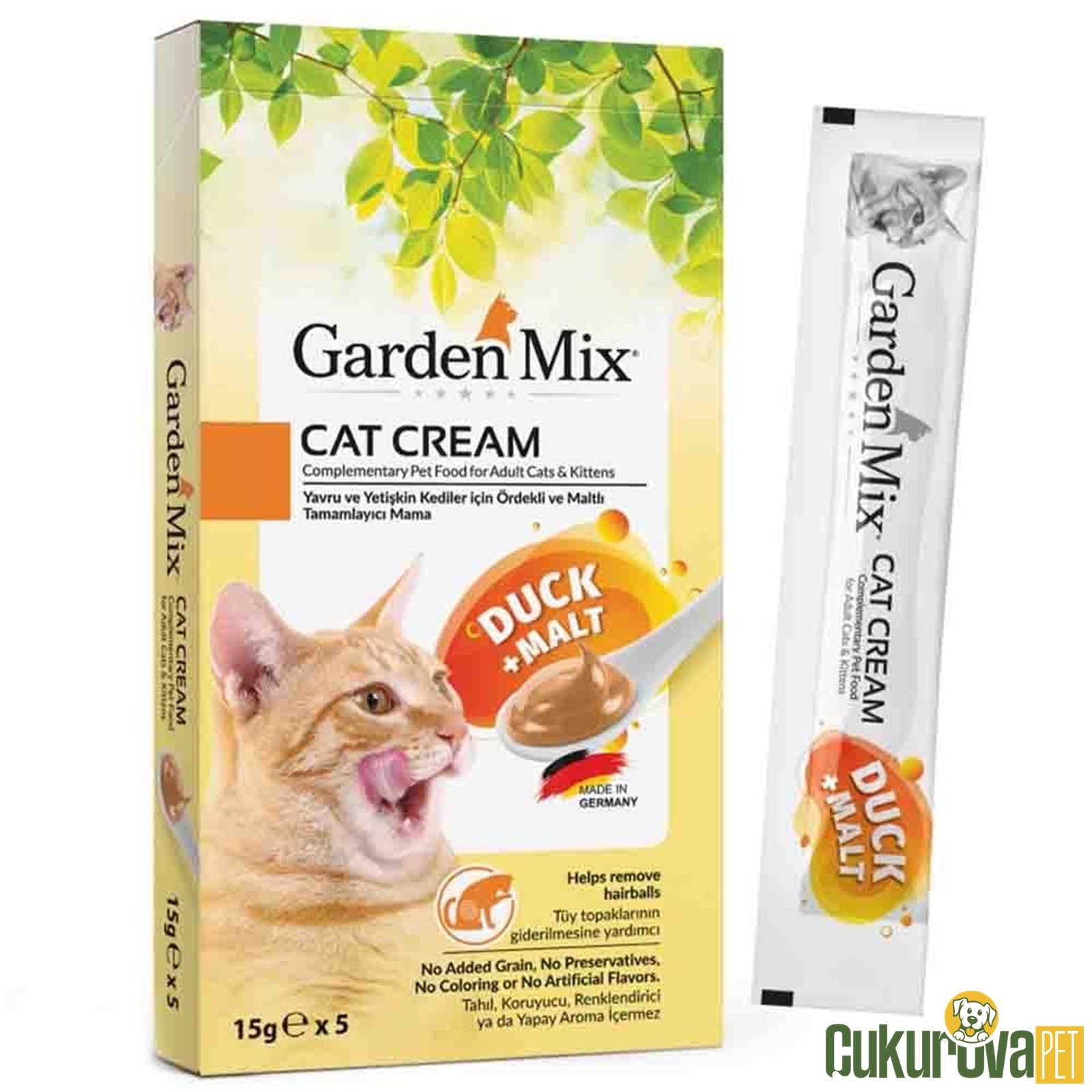 Gardenmix Ördek Ve Malt Kedi̇ Ödülü Kreması 15 Gr