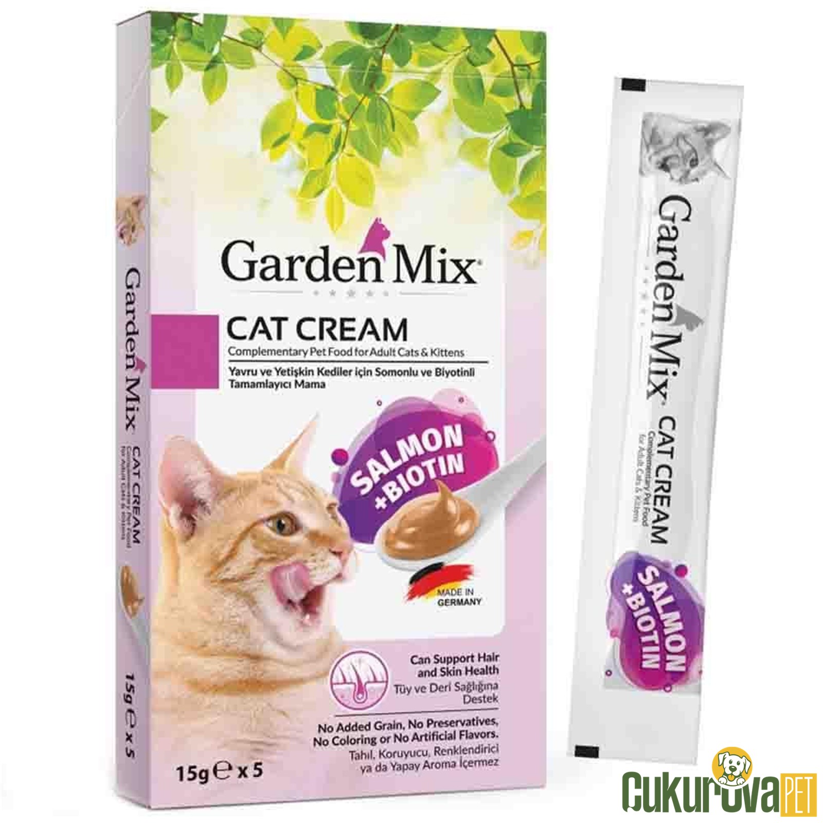 Gardenmix Bi̇yotin Ve Somonlu Krema Kedi̇ Ödül Maması 15 Gr