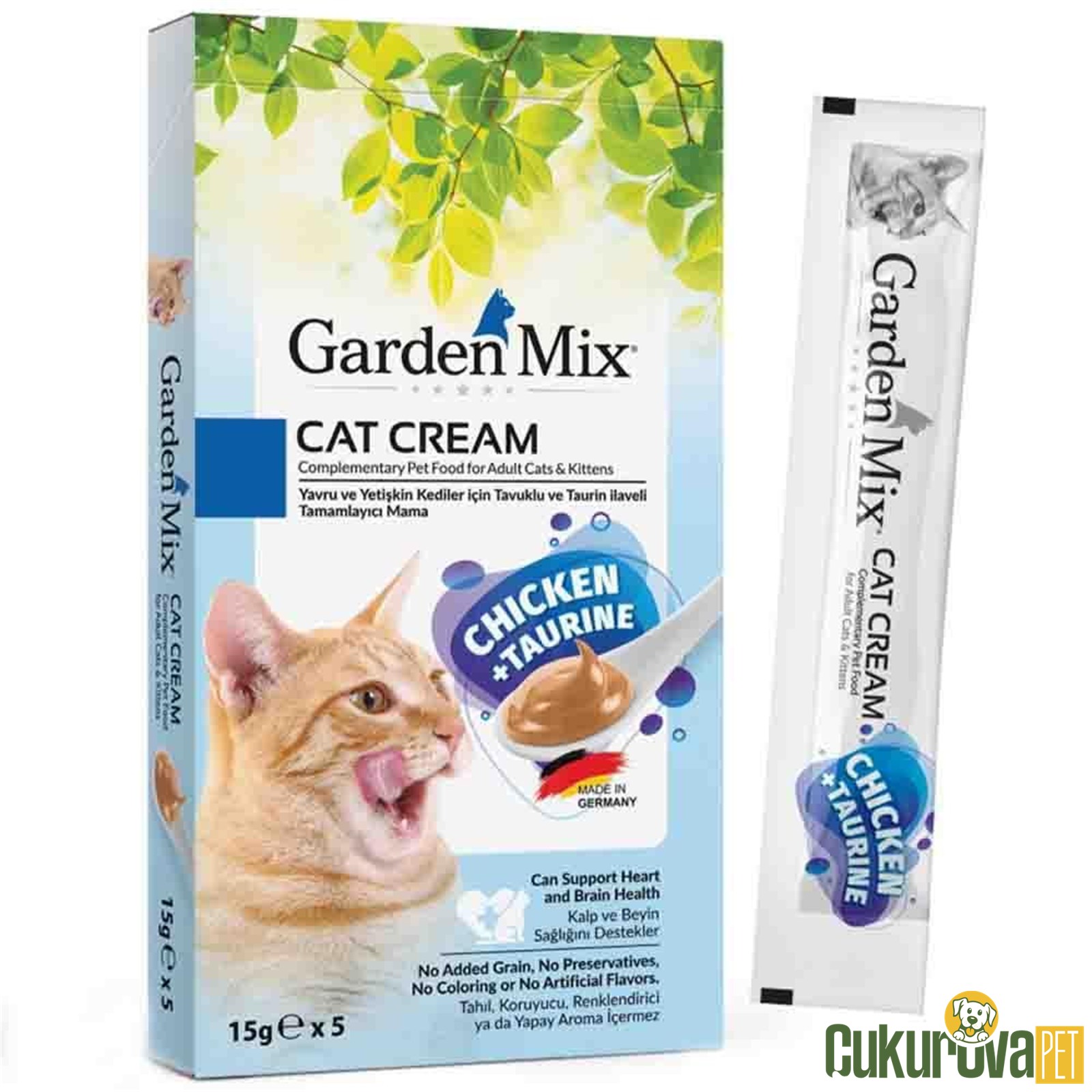 Gardenmix Taurin Ve Tavuklu Krema Kedi̇ Ödül Maması 15 Gr