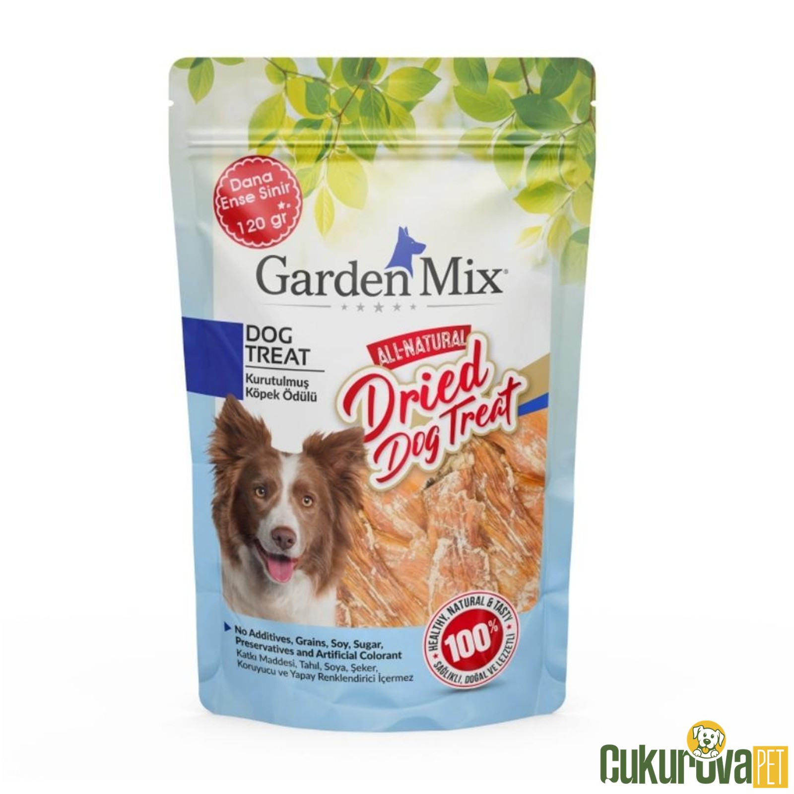 Gardenmix Köpek Ödülü Kurutulmuş Dana Ense Sinir 120 Gr