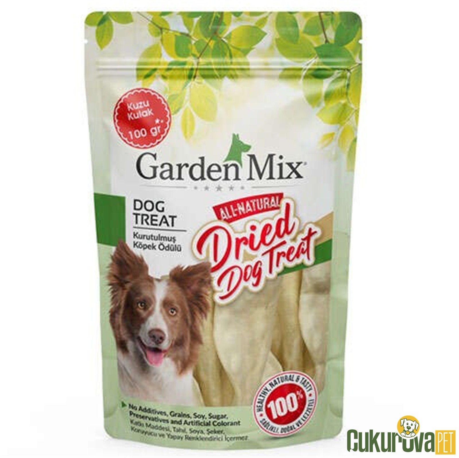 Gardenmix Köpek Ödülü Kurutulmuş Kuzu Kulak 100 Gr