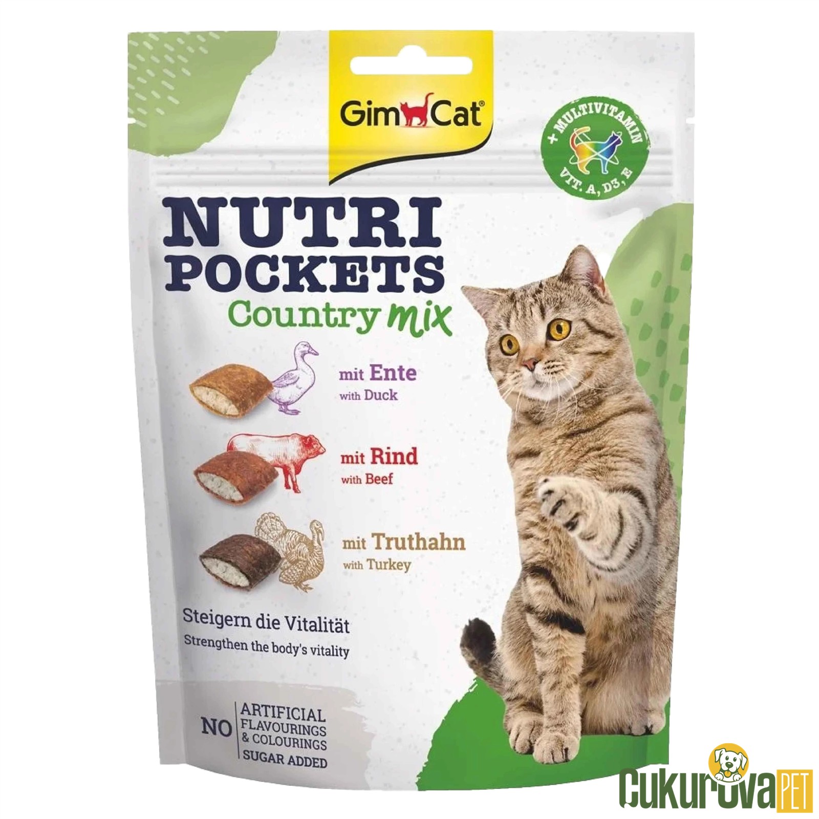 Gimcat Nutri Pockets Country Mix Kedi Ödülü 150 Gr