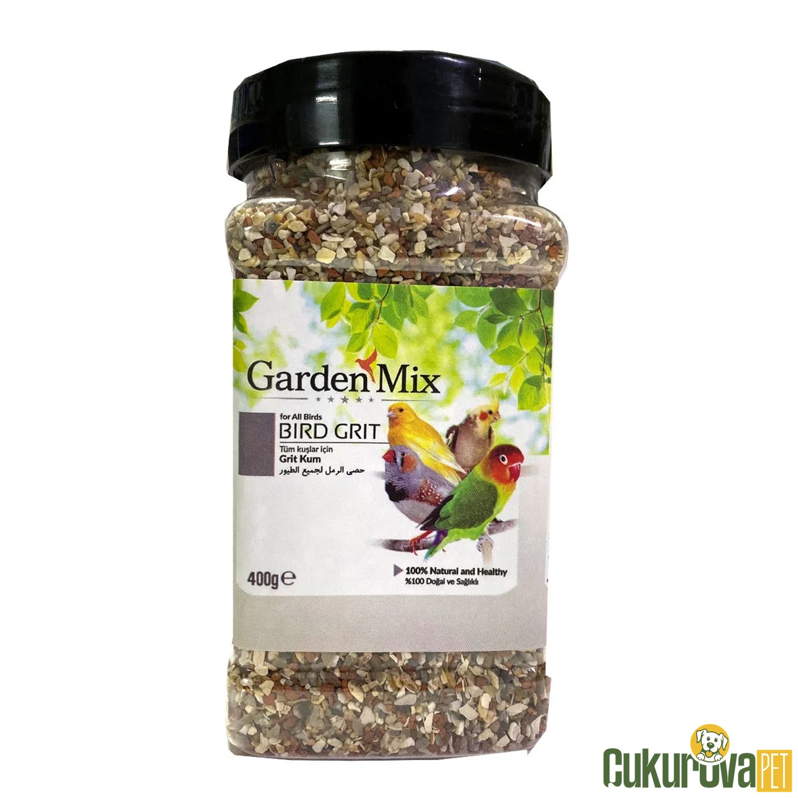 Gardenmix Platin Grit Kuş Kumu 400 Gr