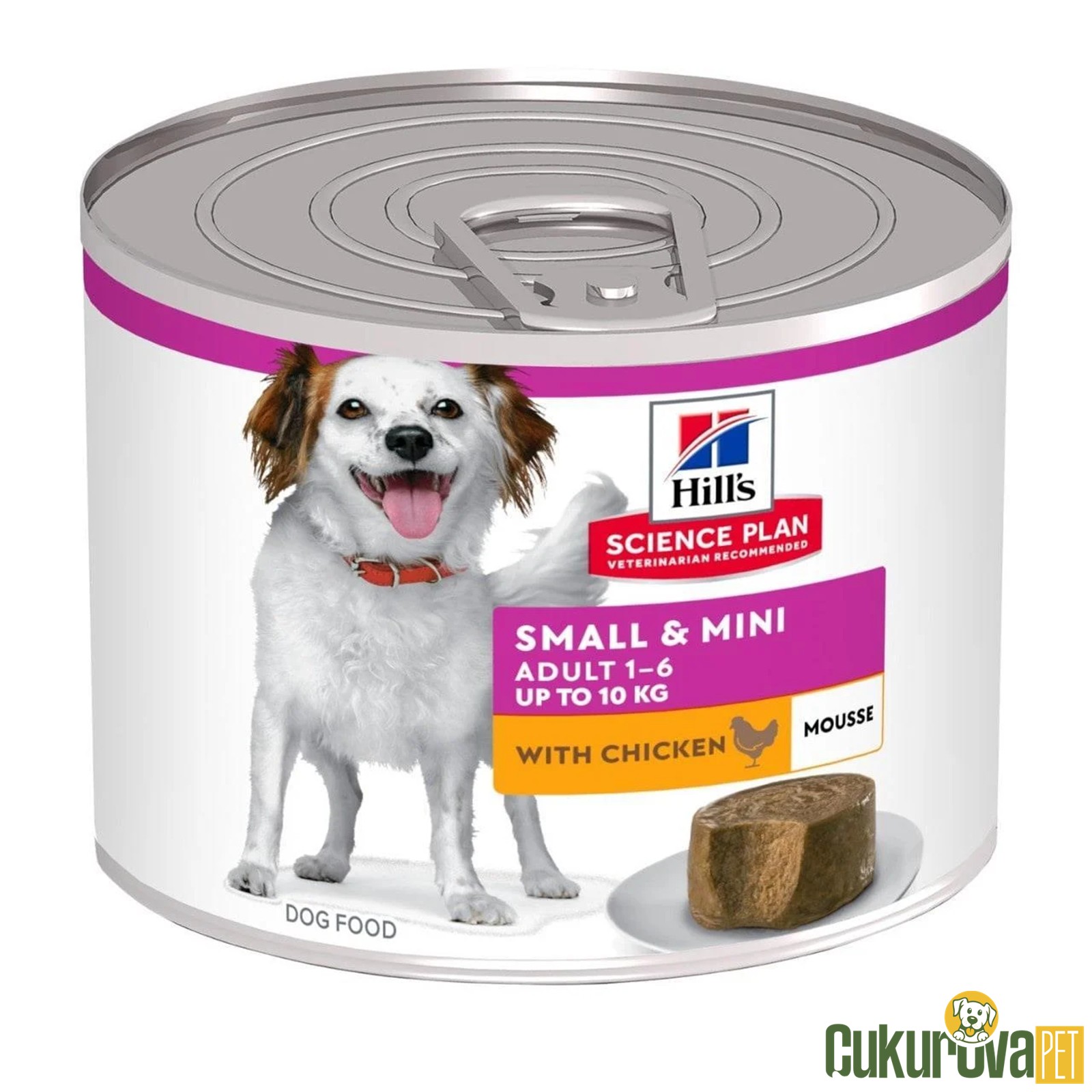 Hill's Mousse Tavuklu Ve Hi̇ndi̇li̇ Küçük Irk Ezme Yetişki̇n Köpek Konservesi̇ 200 Gr