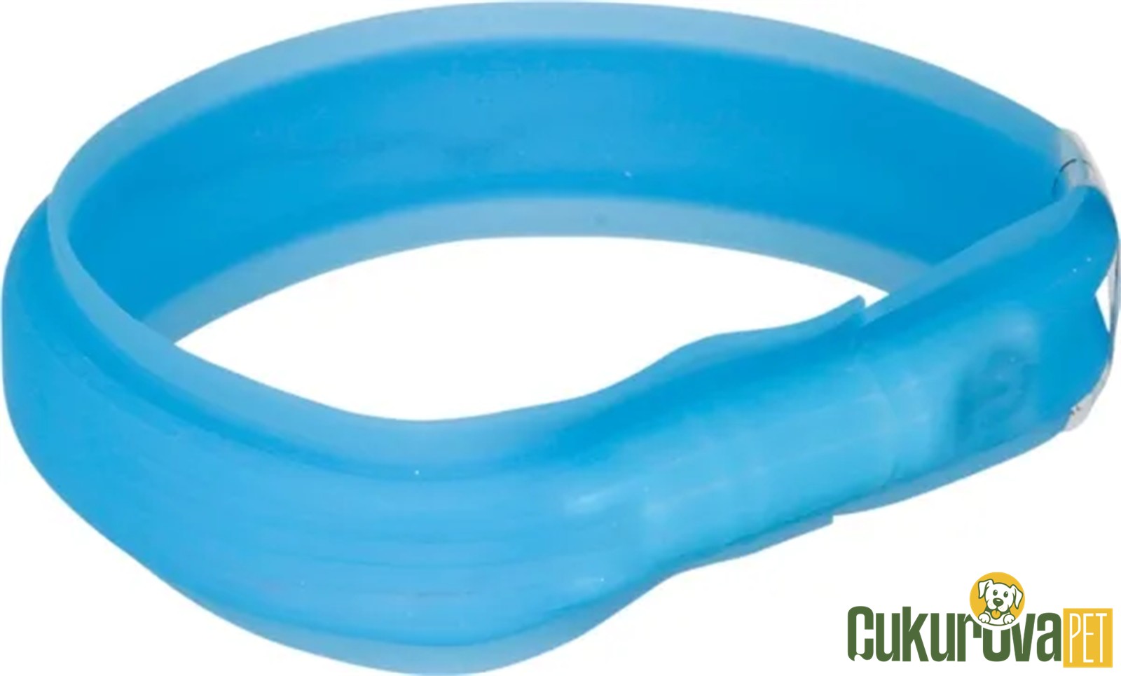 Trixie Işıklı Köpek Boyun Tasması 70 Cm x 30 Mm - Mavi̇ L - Xl