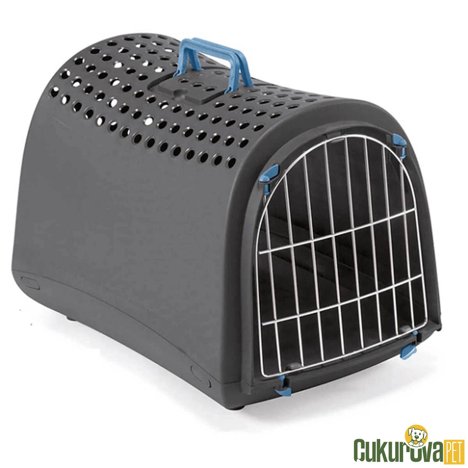 Imac Kedi & Köpek Taşıma Kafesi Linus Second Life - Siyah - 52.5 x 32 x 34.5 Cm