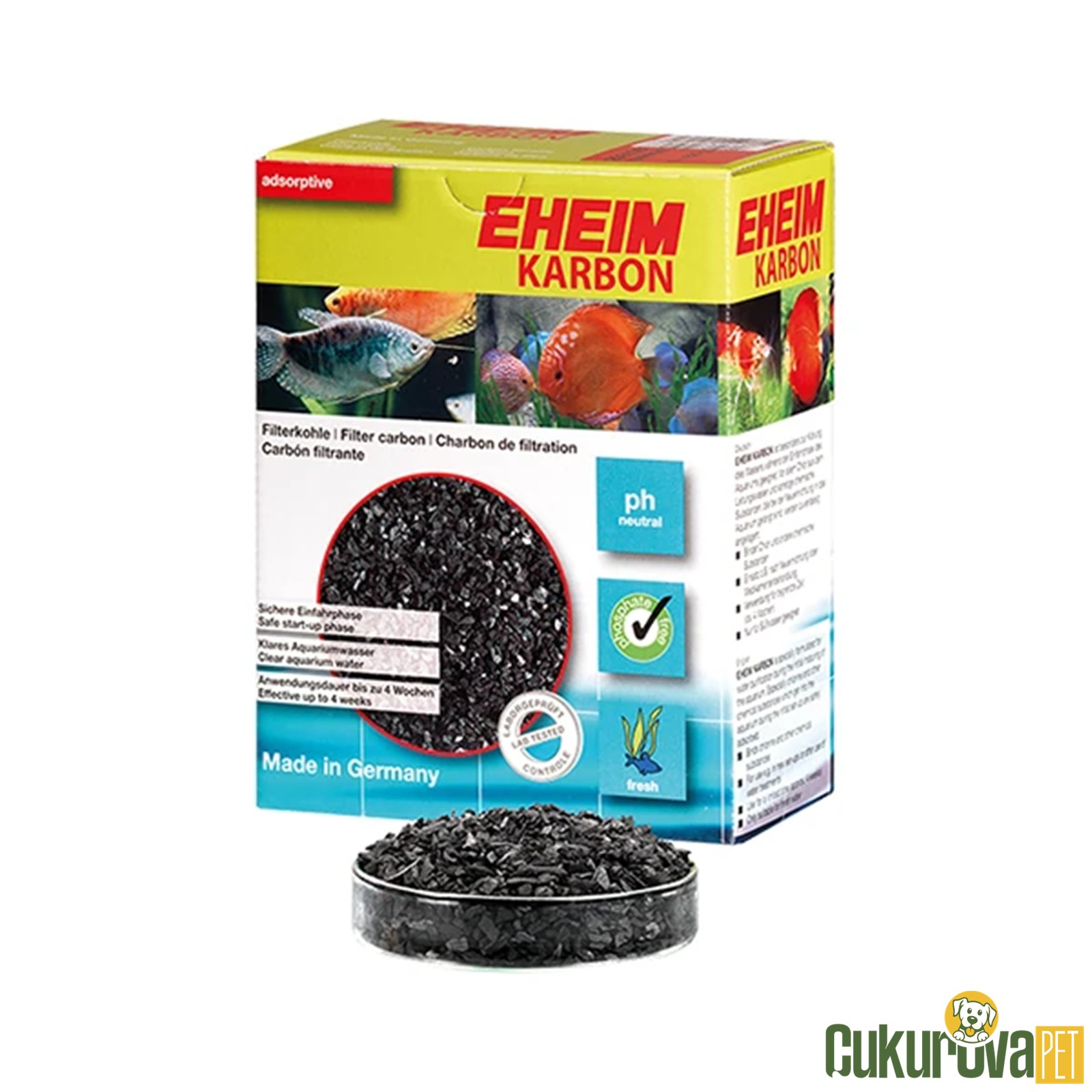 Eheim Carbon Karbon 1 L - 225 Gr Fi̇ltre Malzemesi̇