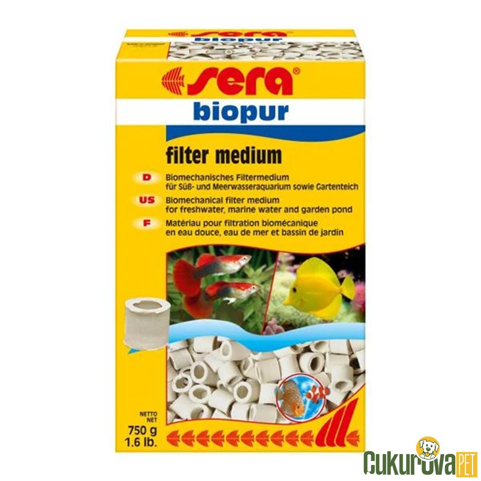 Sera Biopur Filtre Malzemesi 750 Gr