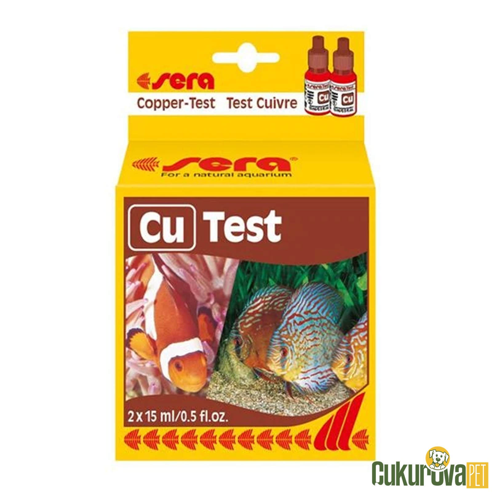 Sera 4710 Cu - Test ( Copper - Test ) 2 x 15 Ml