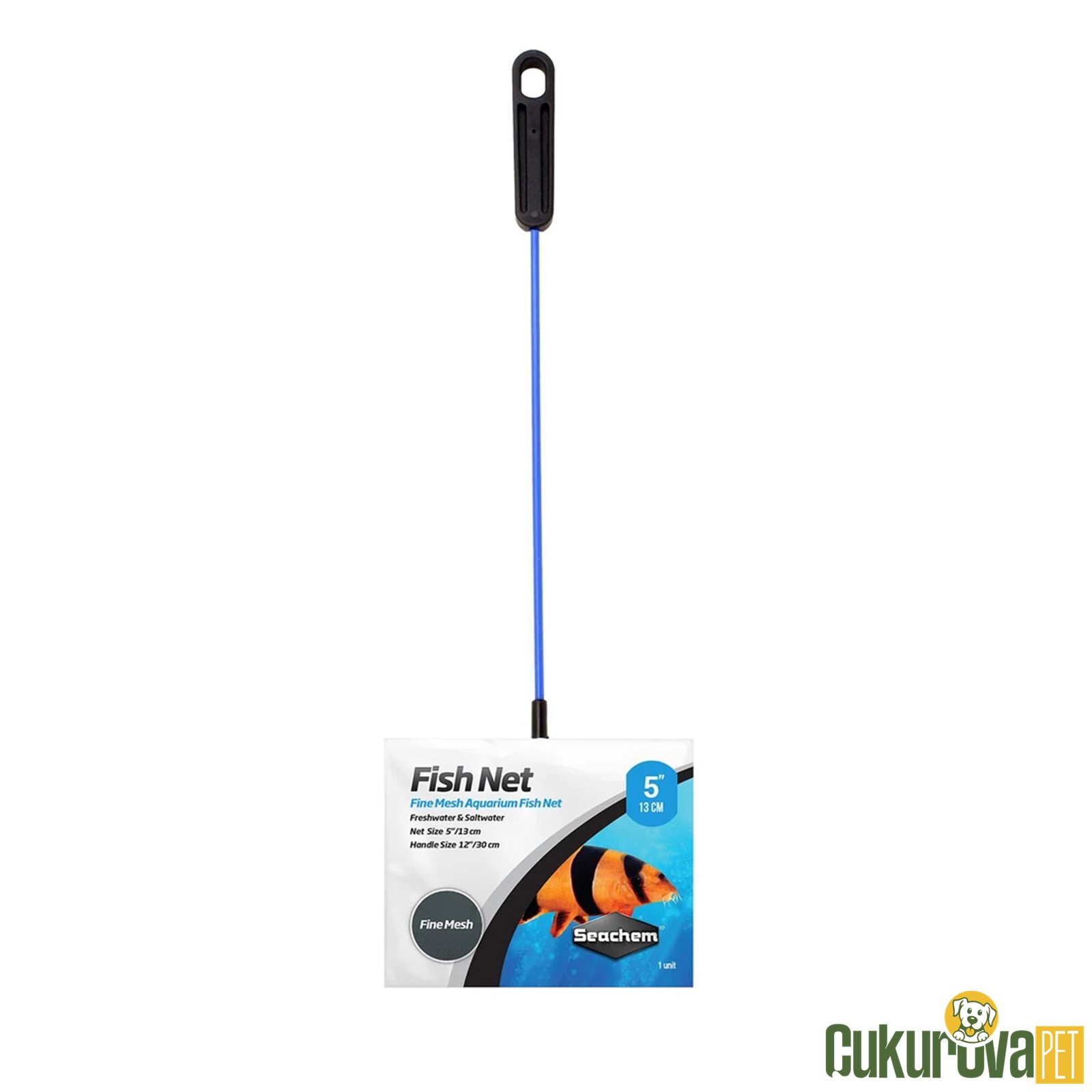 Seachem Akvaryum Kepçesi̇ No: 5 İnce Fi̇le 12.5 Cm