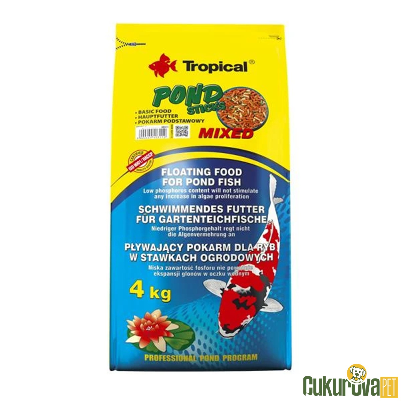 Tropical Pond Sticks Mixed 4 Kg