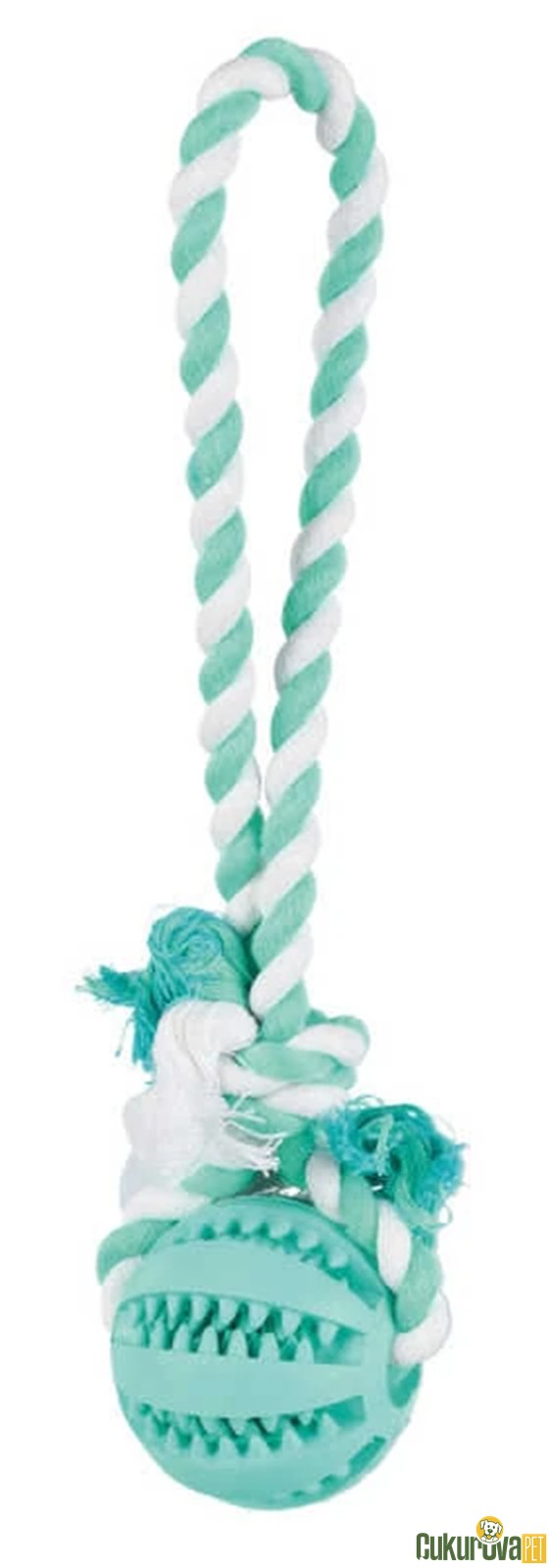 Trixie İpli̇ Di̇ş Bakım Köpek Oyun Topu 7 x 24 Cm