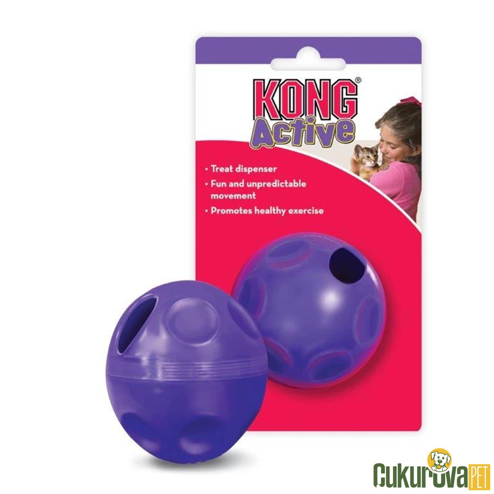 Kong Kedi̇ Ödül Topu Oyuncağı 6.5 Cm