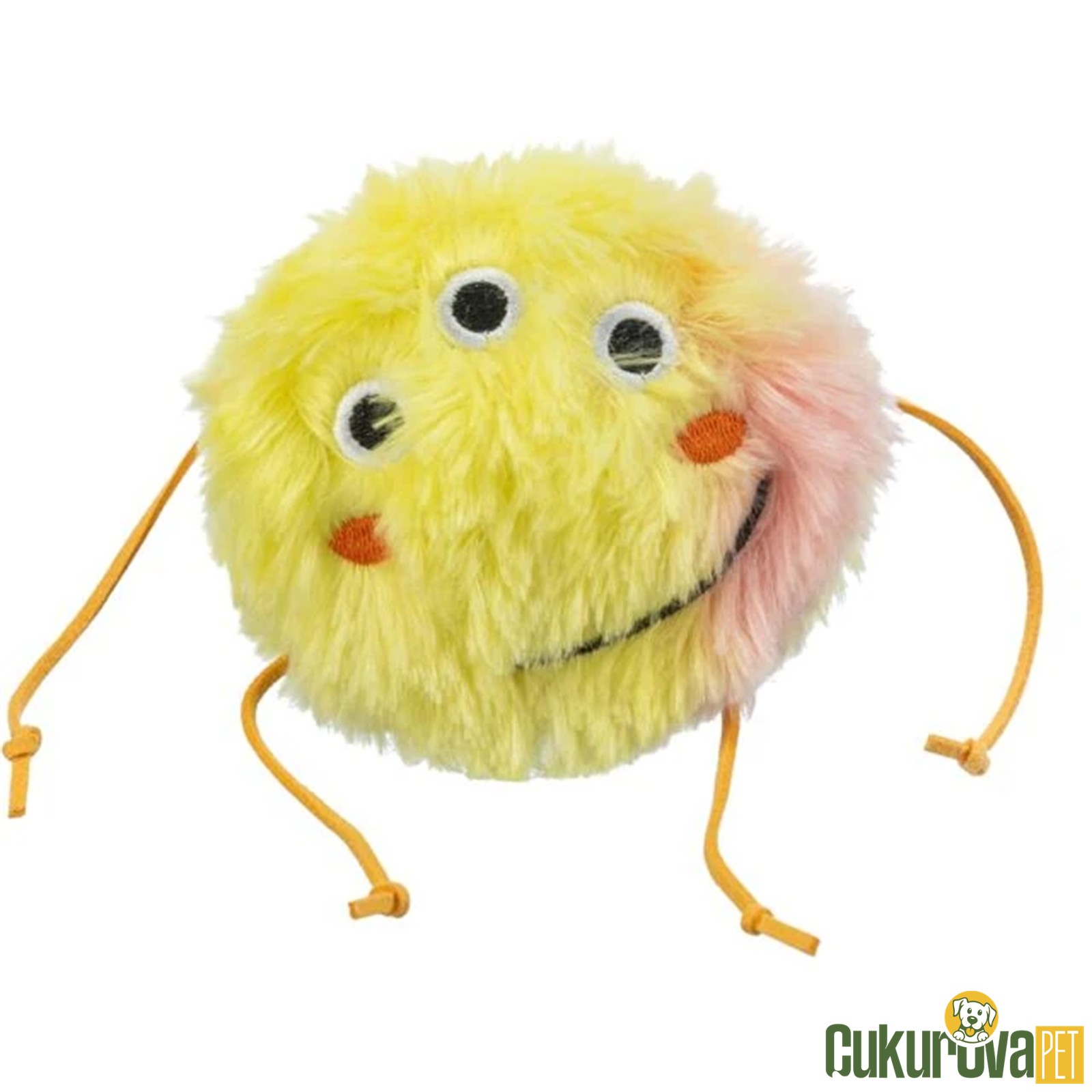 Trixie Kedi̇ Oyuncağı Peluş Kedi̇otlu 10 Cm - Turuncu & Sarı