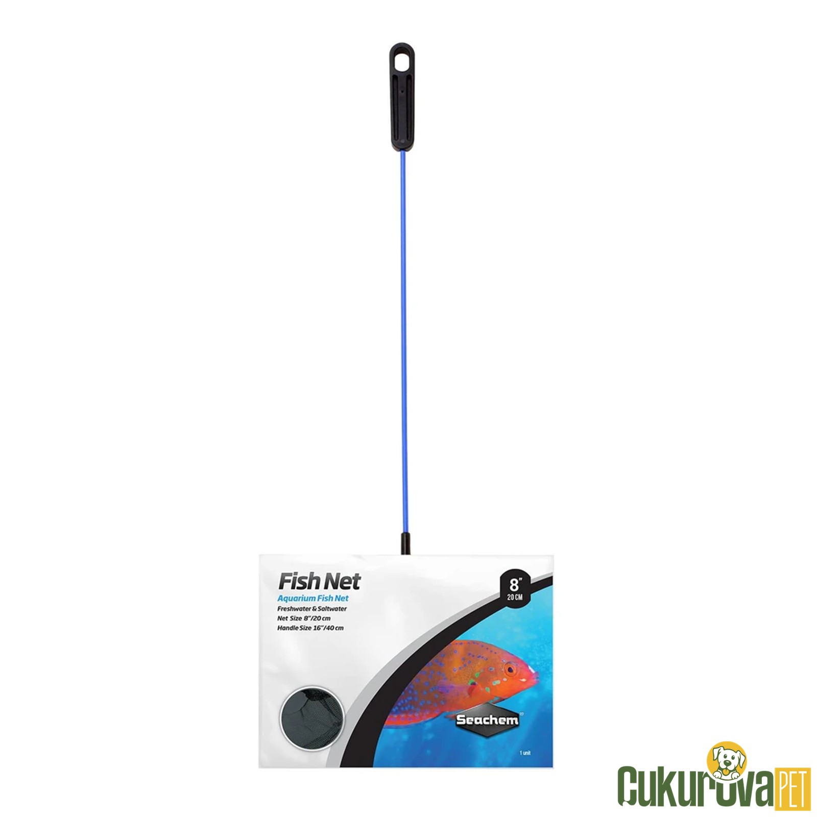 Seachem Akvaryum Kepçesi̇ No: 8 Uzun Sap 20 Cm