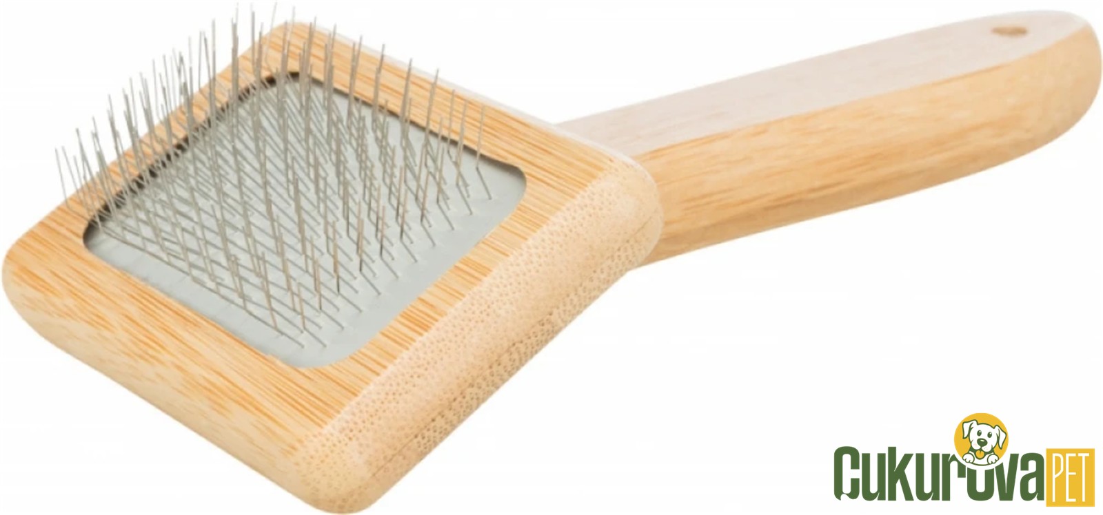 Trixie Kedi̇ & Köpek Tarama Fırçası Bambu - Metal 7 x 16 Cm