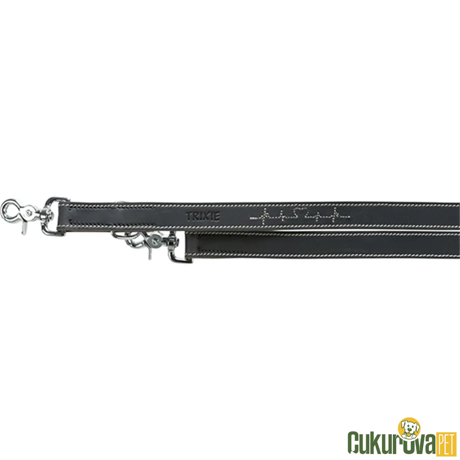 Trixie Gerçek Deri̇ Köpek Gezdi̇rme Kayışı 2 M x 20 Mm - M - L - Si̇yah