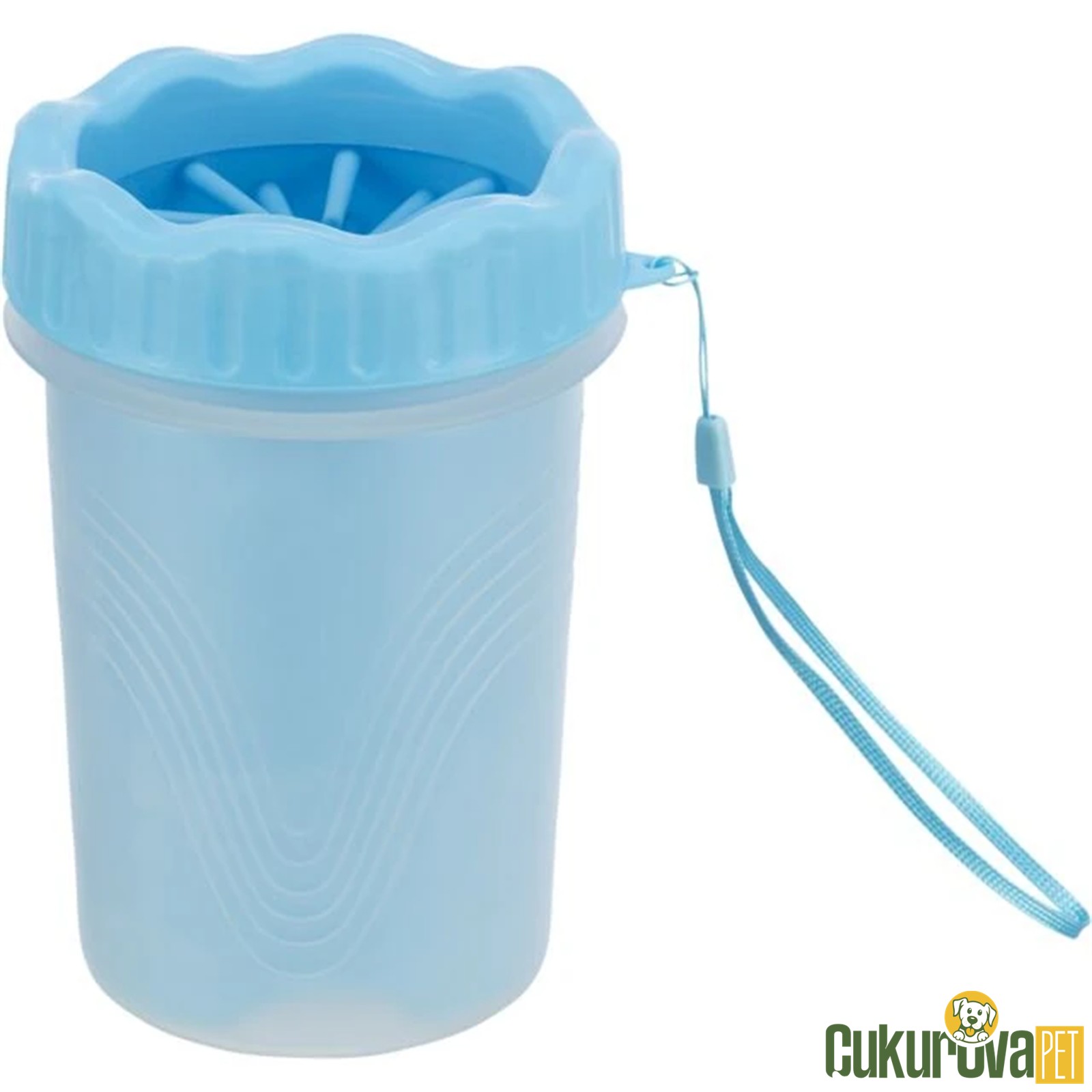 Trixie Pati Temi̇zleme Ve Yıkama Aparatı Si̇li̇kon M - L - Mavi̇