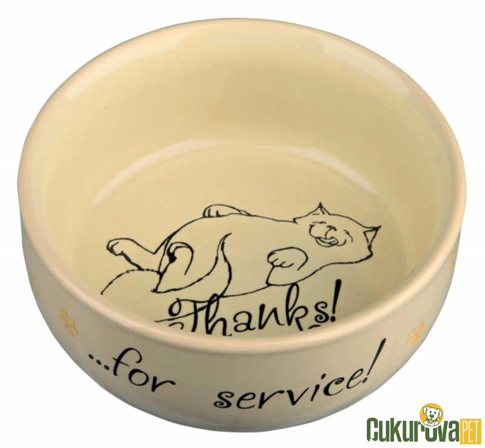 Trixie Kedi̇ Serami̇k Mama & Su Kabı 300 Ml 11 Cm