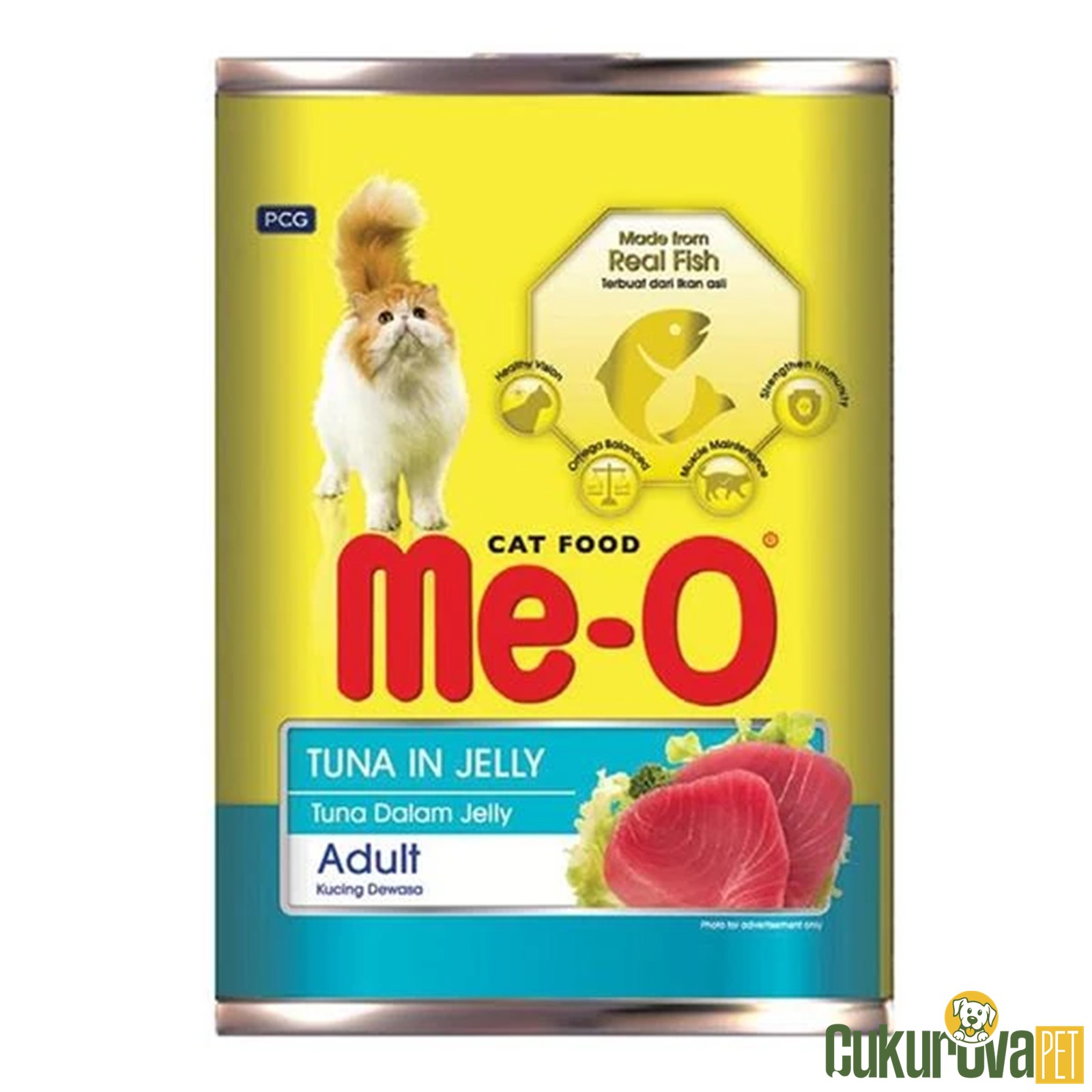 Me-O Adult In Jelly Ton Balıklı Yetişki̇n Kedi Yaş Maması 400 Gr