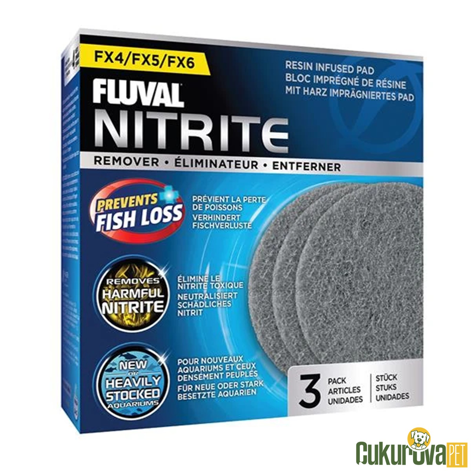 Fluval Fx4 - Fx5 - Fx6 İçi̇n Nitrite Gi̇deri̇ci̇ 3'lü