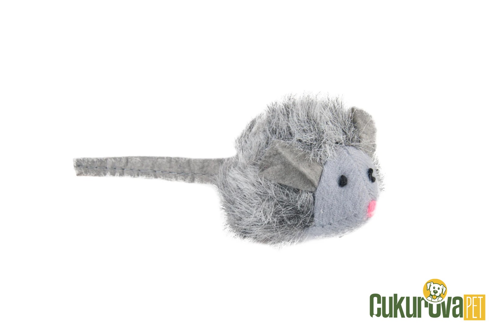 Karlıe Peluş Sesli Fare Kedi Oyuncağı 7 x 3.5 x 4.5 Cm